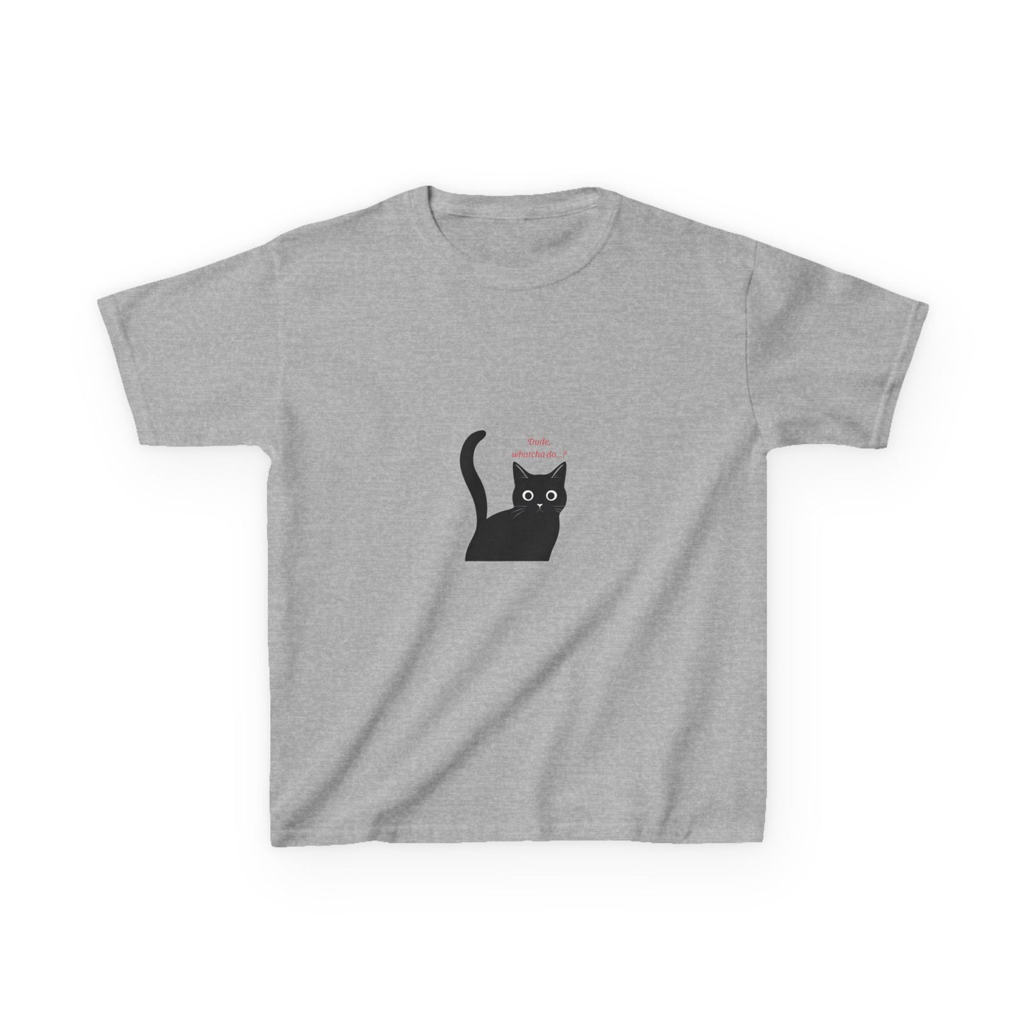 Cute Cat Kids T-Shirt, Funny Cat Tee, Pet Lover Gift, Children's Cotton Tee, Birthday Gift, Animal Lover Tee