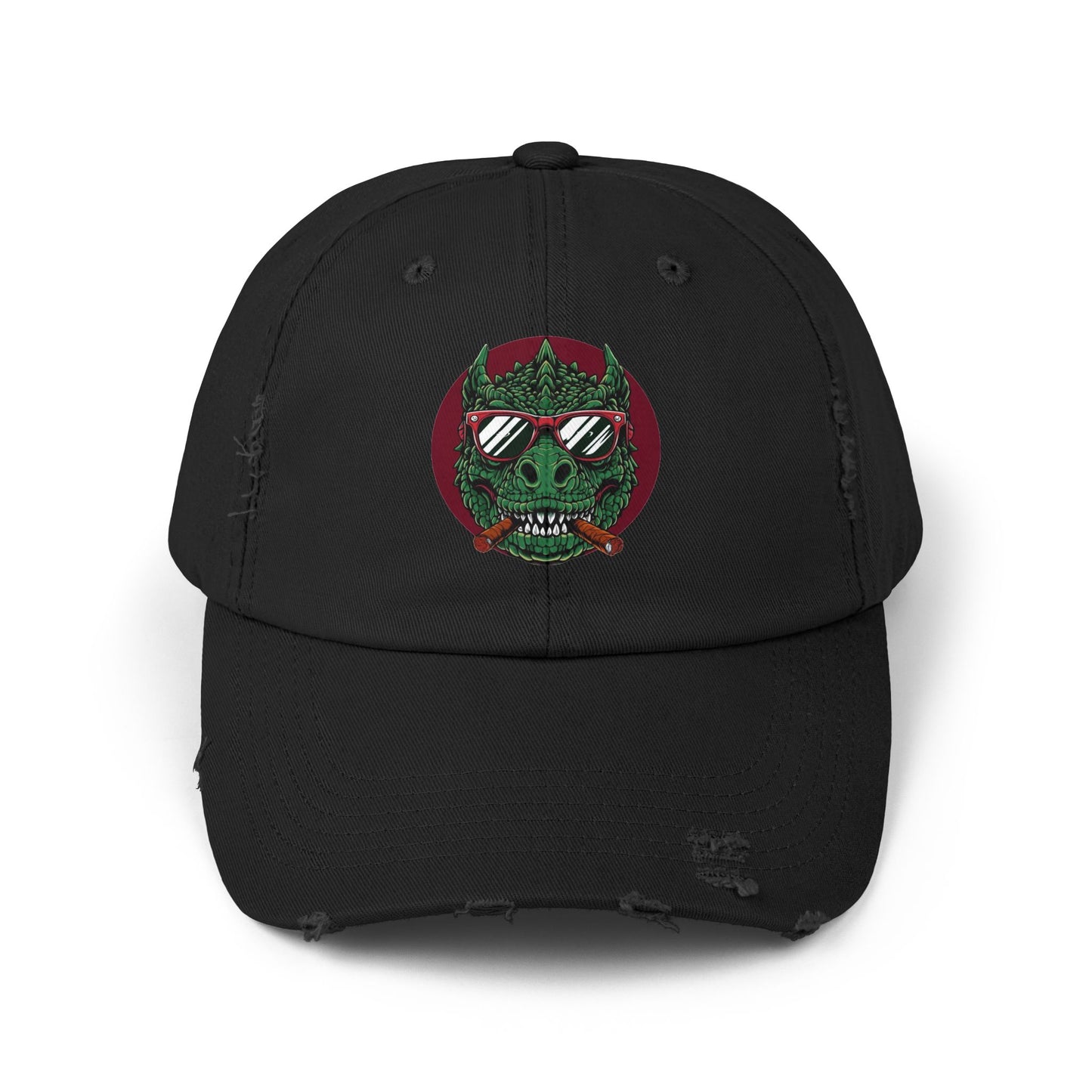 Edgy Distressed Cap with Dragon Design, Perfect for Casual Outings, Festivals, and Everyday Wear, Gift for Trendsetters, Unisex [...]