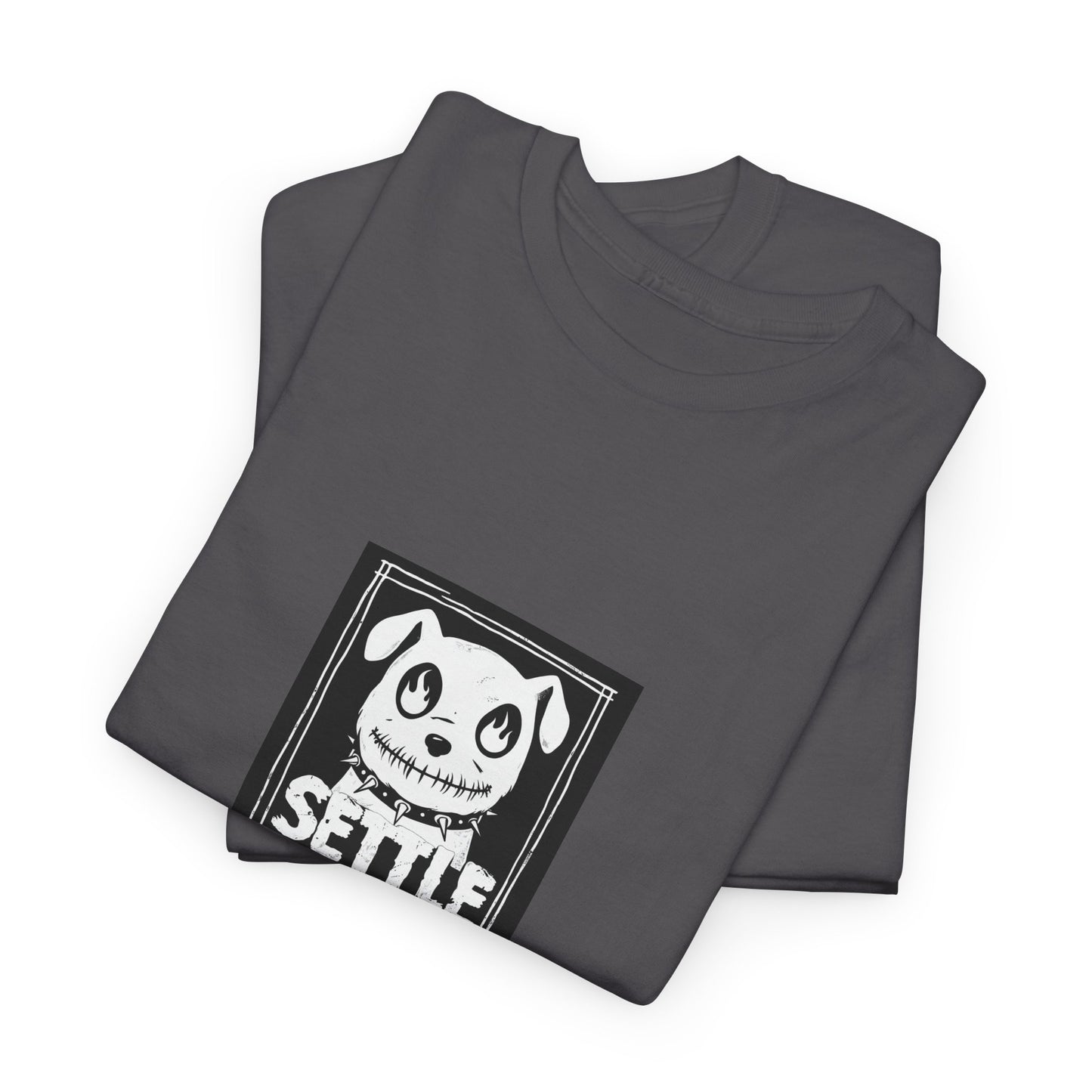 Settle Petal Dog Tee | Fun Unisex Cotton T-Shirt for Casual Wear