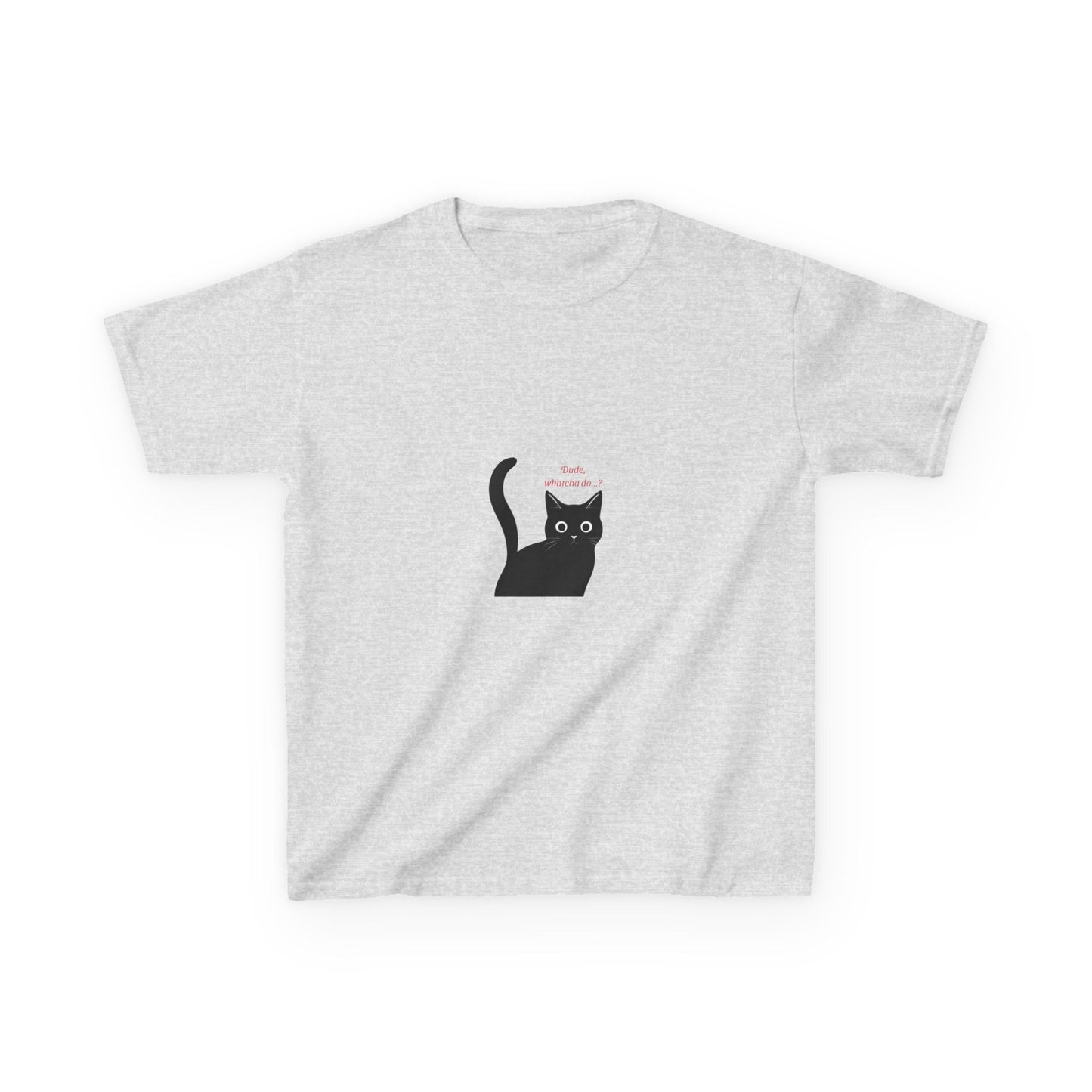 Cute Cat Kids T-Shirt, Funny Cat Tee, Pet Lover Gift, Children's Cotton Tee, Birthday Gift, Animal Lover Tee