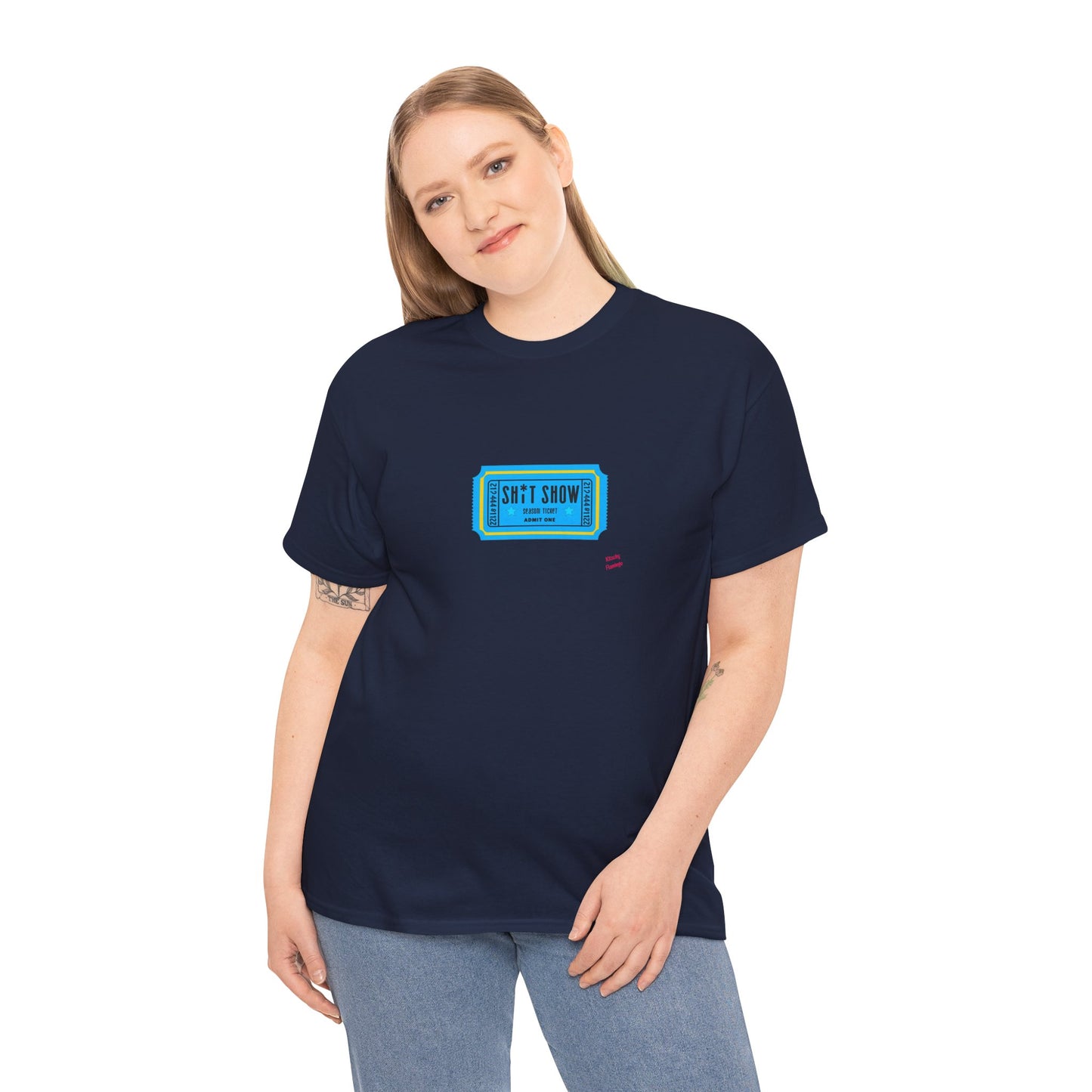 Vintage-Inspired Movie Ticket Graphic Tee, Unisex Heavy Cotton Tee, Retro Movie Night Shirt, Trendy Casual Wear, Gift for Him/Her