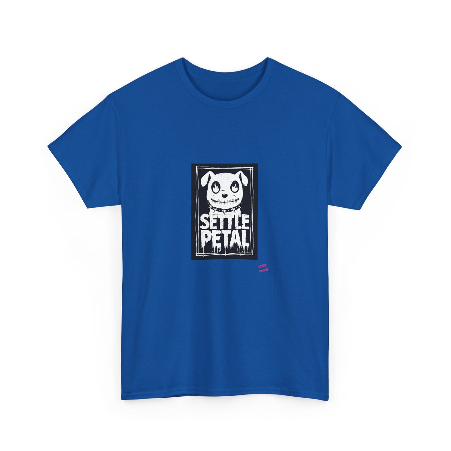 Settle Petal Dog Tee | Fun Unisex Cotton T-Shirt for Casual Wear