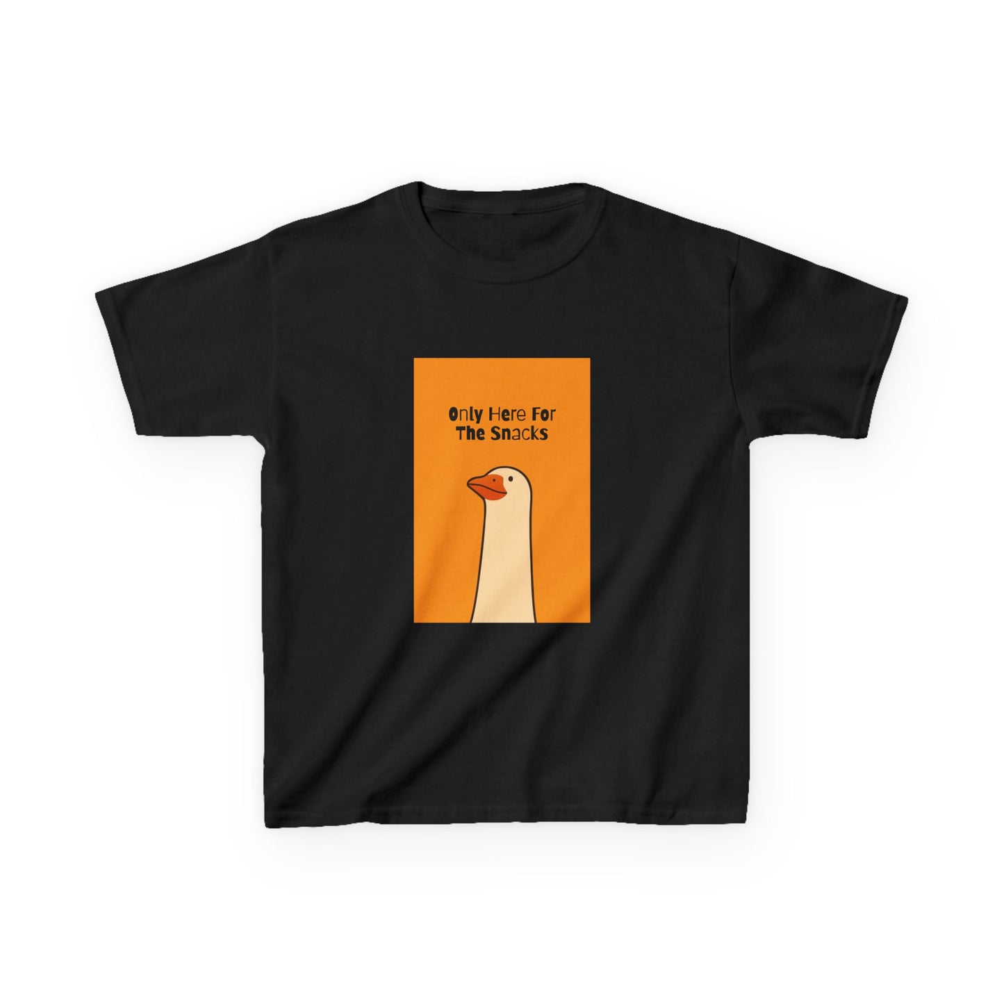 Only Here For The Snacks-Themed Kids Tee, Funny Kids T-Shirt, Cute Children's Apparel, Gift for Snack Lovers, Perfect for Birthday and Playdates