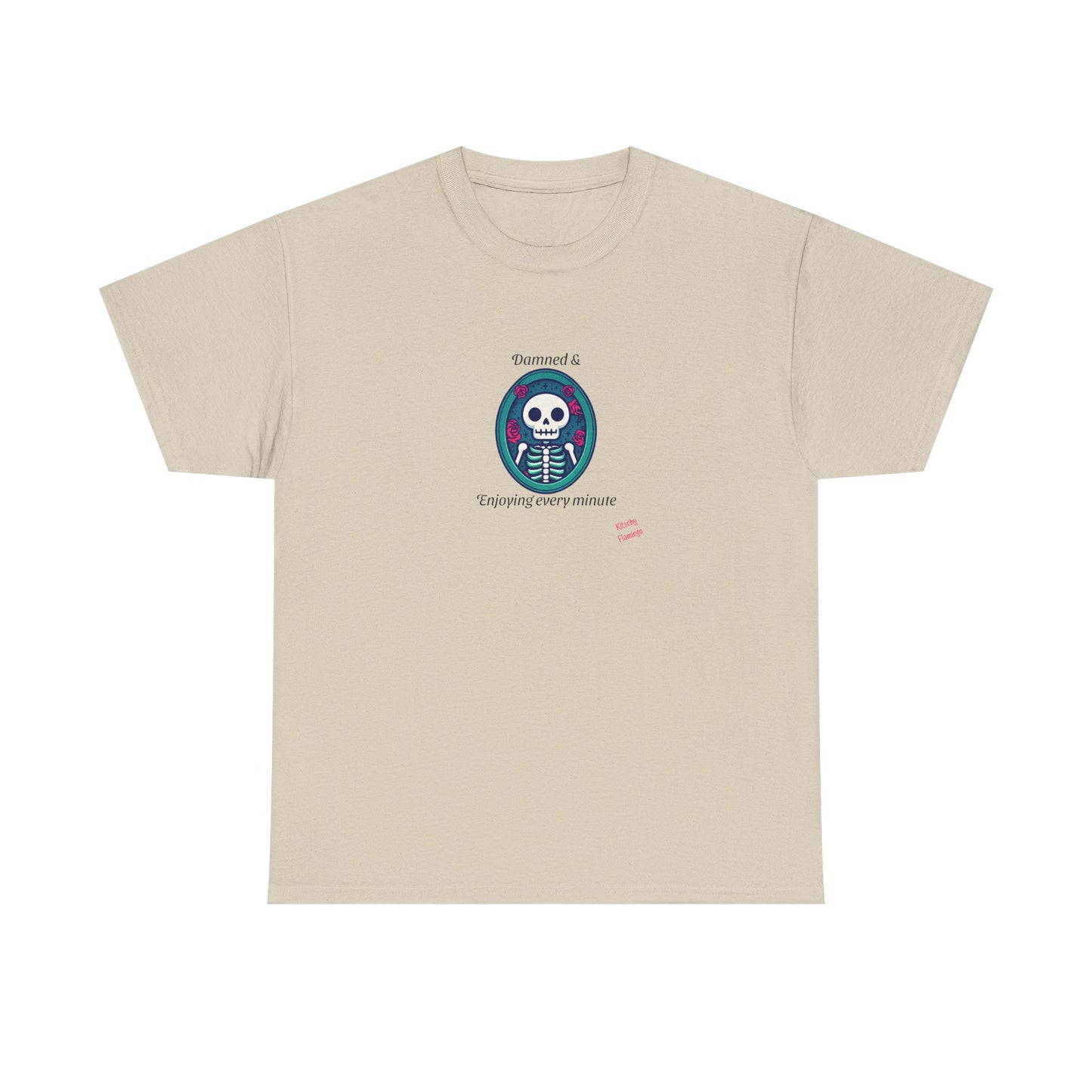 Skeleton Vibes Unisex Heavy Cotton Tee - Perfect for Halloween, Casual Wear, Gifts, Parties, and Trendy Outfits