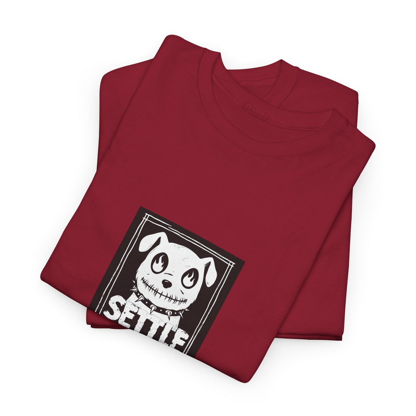Settle Petal Dog Tee | Fun Unisex Cotton T-Shirt for Casual Wear