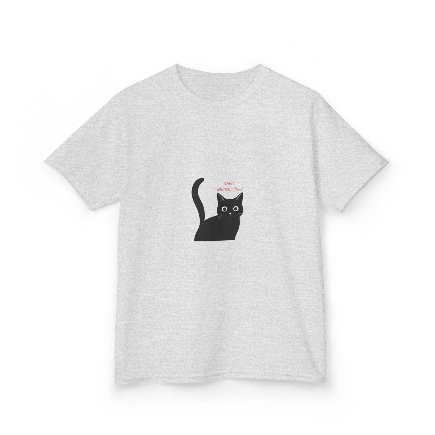Cute Cat Kids T-Shirt, Funny Cat Tee, Pet Lover Gift, Children's Cotton Tee, Birthday Gift, Animal Lover Tee