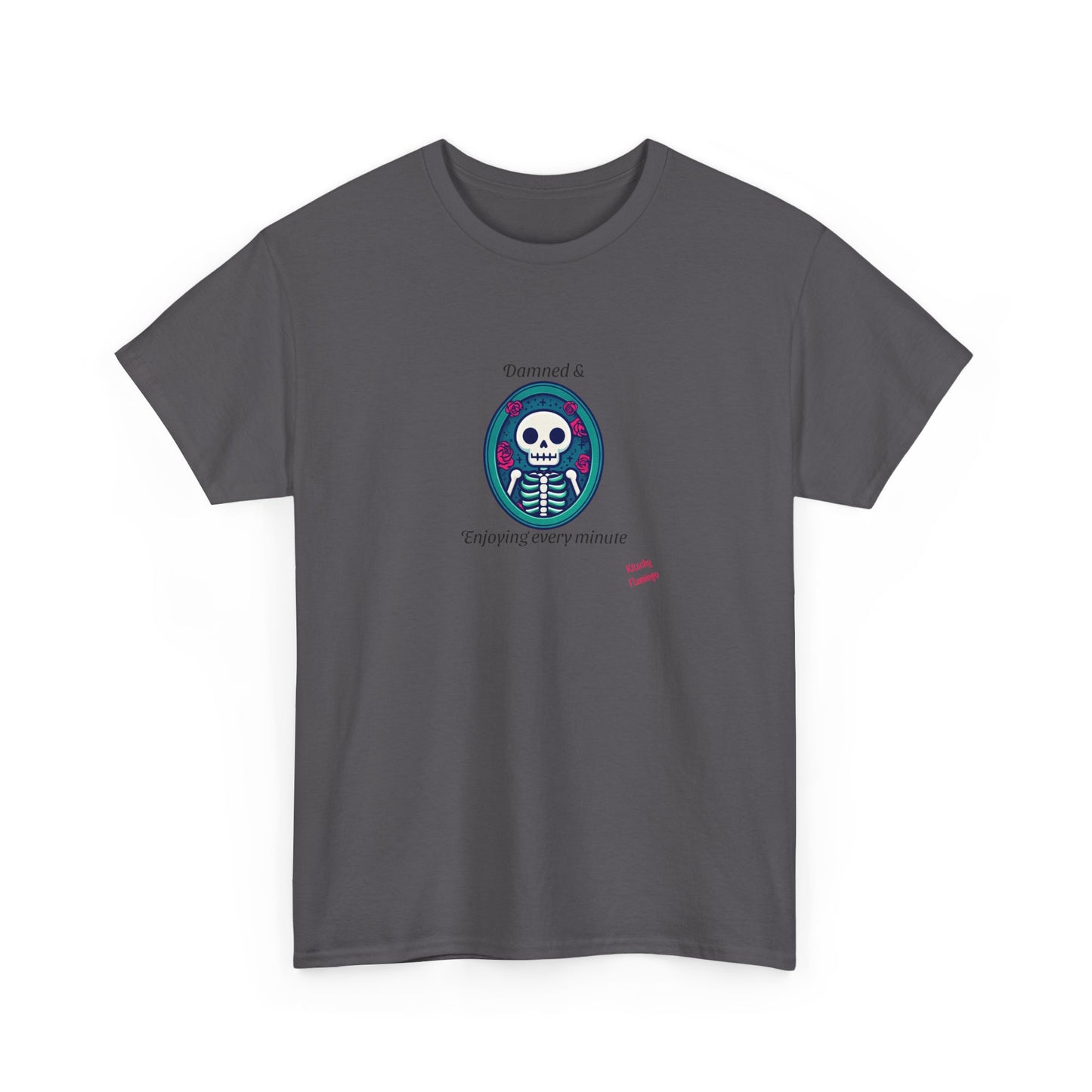 Skeleton Vibes Unisex Heavy Cotton Tee - Perfect for Halloween, Casual Wear, Gifts, Parties, and Trendy Outfits