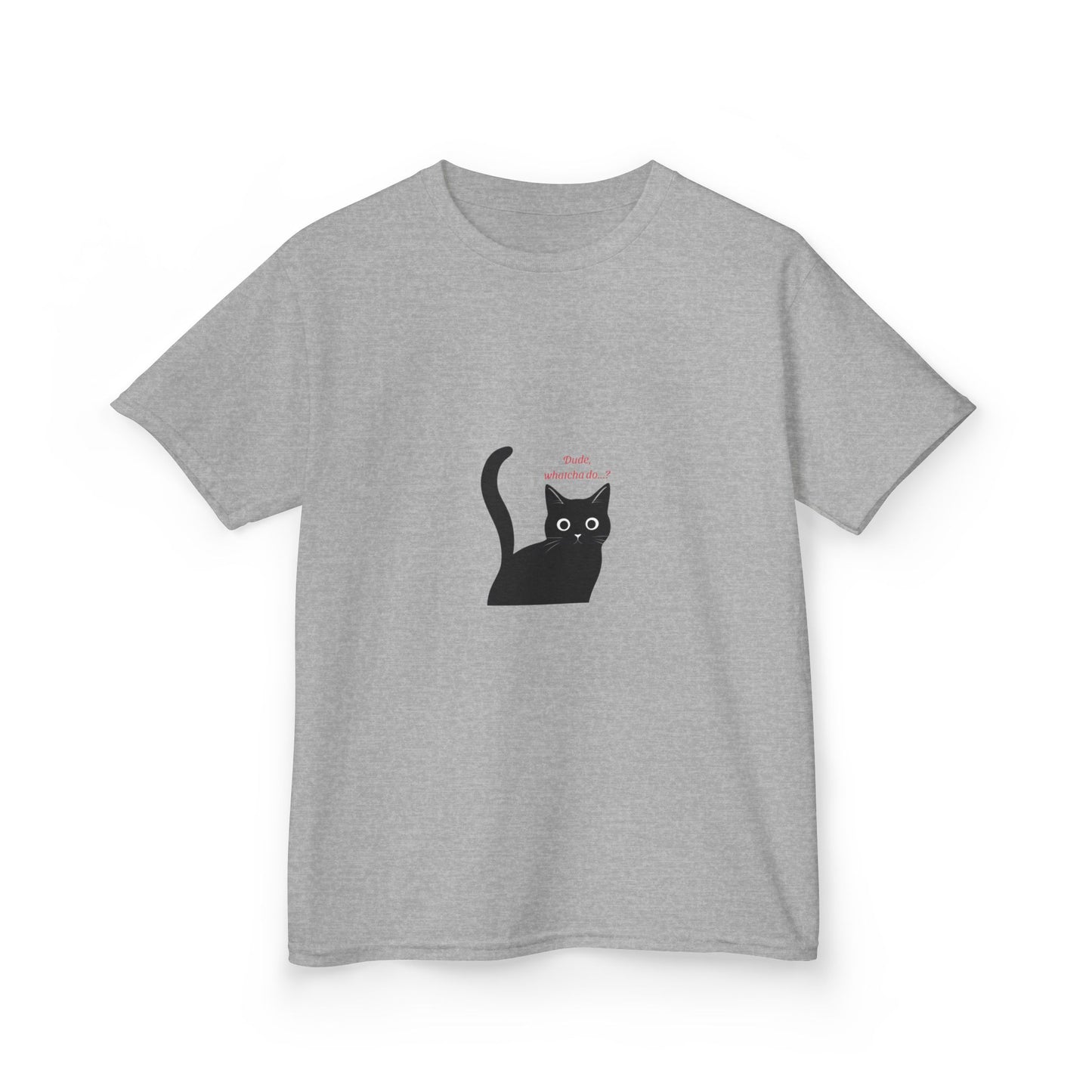 Cute Cat Kids T-Shirt, Funny Cat Tee, Pet Lover Gift, Children's Cotton Tee, Birthday Gift, Animal Lover Tee