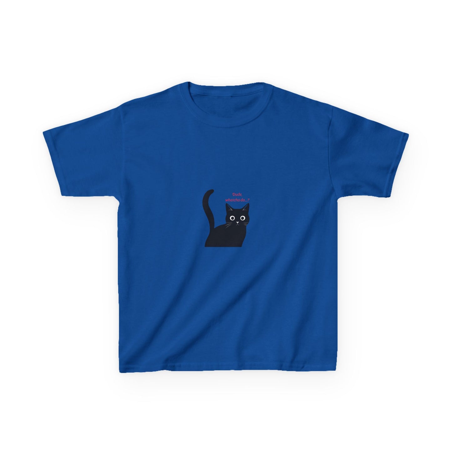 Cute Cat Kids T-Shirt, Funny Cat Tee, Pet Lover Gift, Children's Cotton Tee, Birthday Gift, Animal Lover Tee