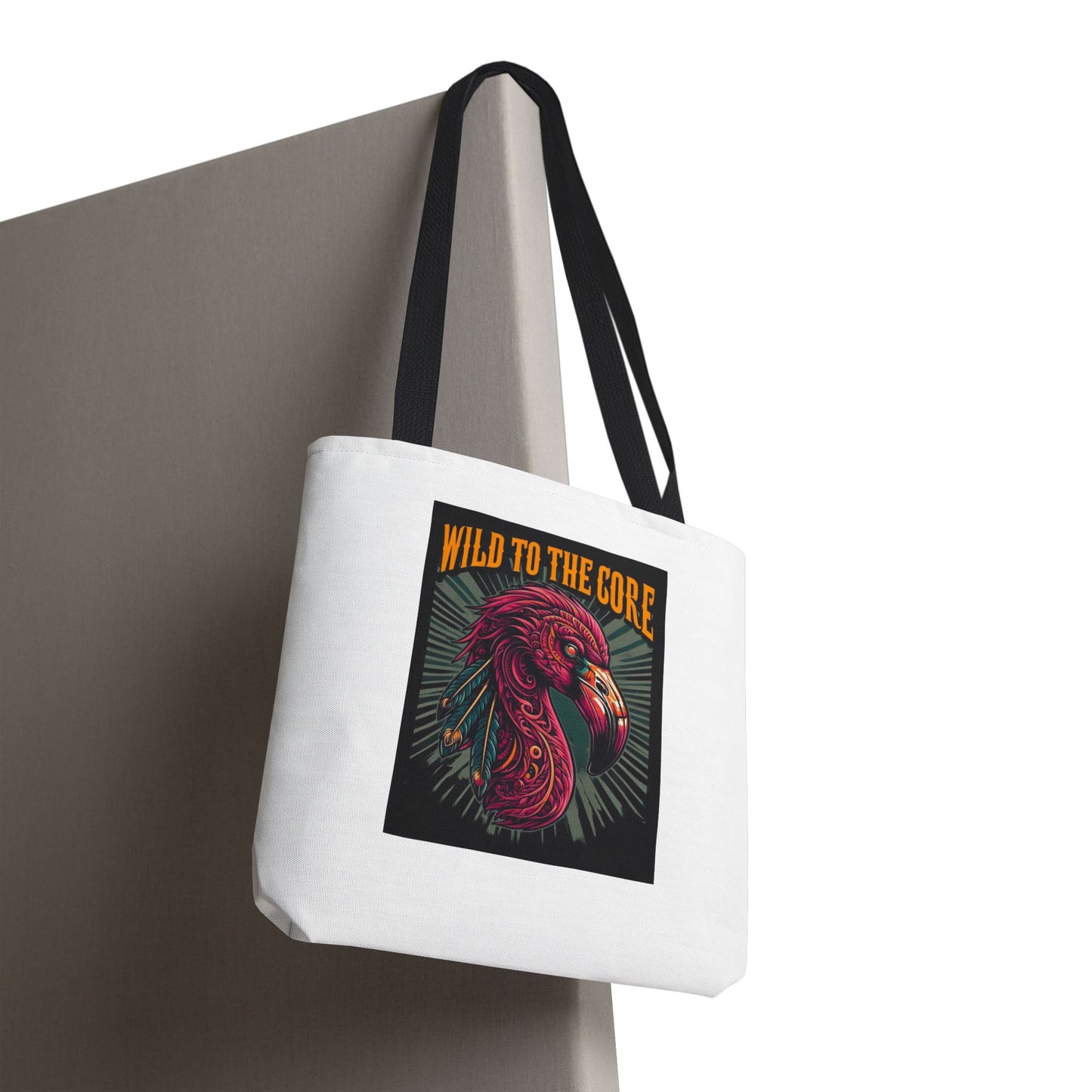 Wild FlamingoTote Bag, Eco-Friendly Shopping Tote, Unique Gift, Trendy Handbag, Wild to the Core Design