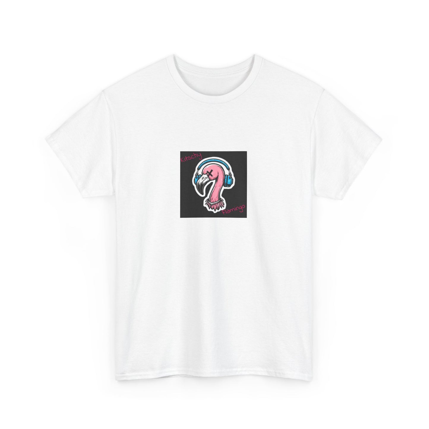 Kitschy Flamingo Tee, Fun T-Shirt for Beach Lovers, Summer Vibe Shirt, Unique Gift for Her, Gift for Him, Streetwear