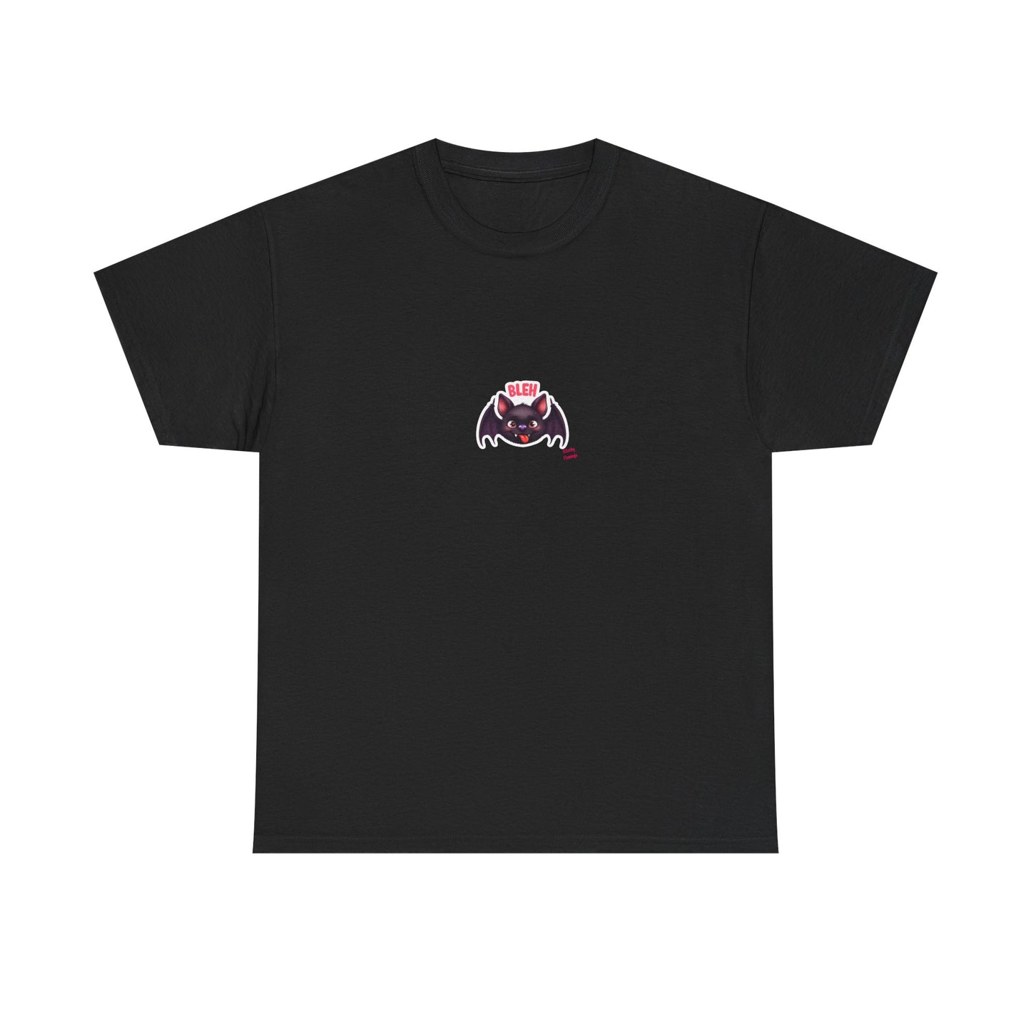 Cute Bat Graphic Unisex Heavy Cotton Tee, Halloween Shirt, Spooky Graphic Tee, Gift for Bat Lovers, Casual Wear, Fall Fashion