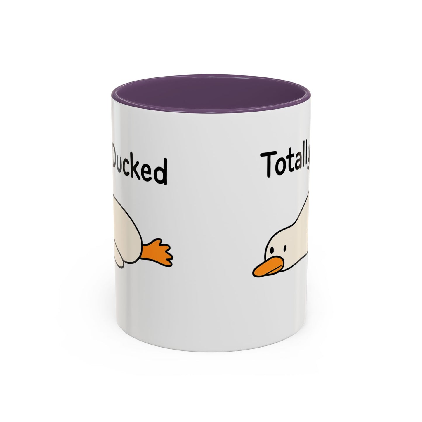 Totally Ducked Coffee Mug, Funny Mug, Quirky Gift, Duck Lover Gift, Humorous Kitchenware, Coffee Tea Mug