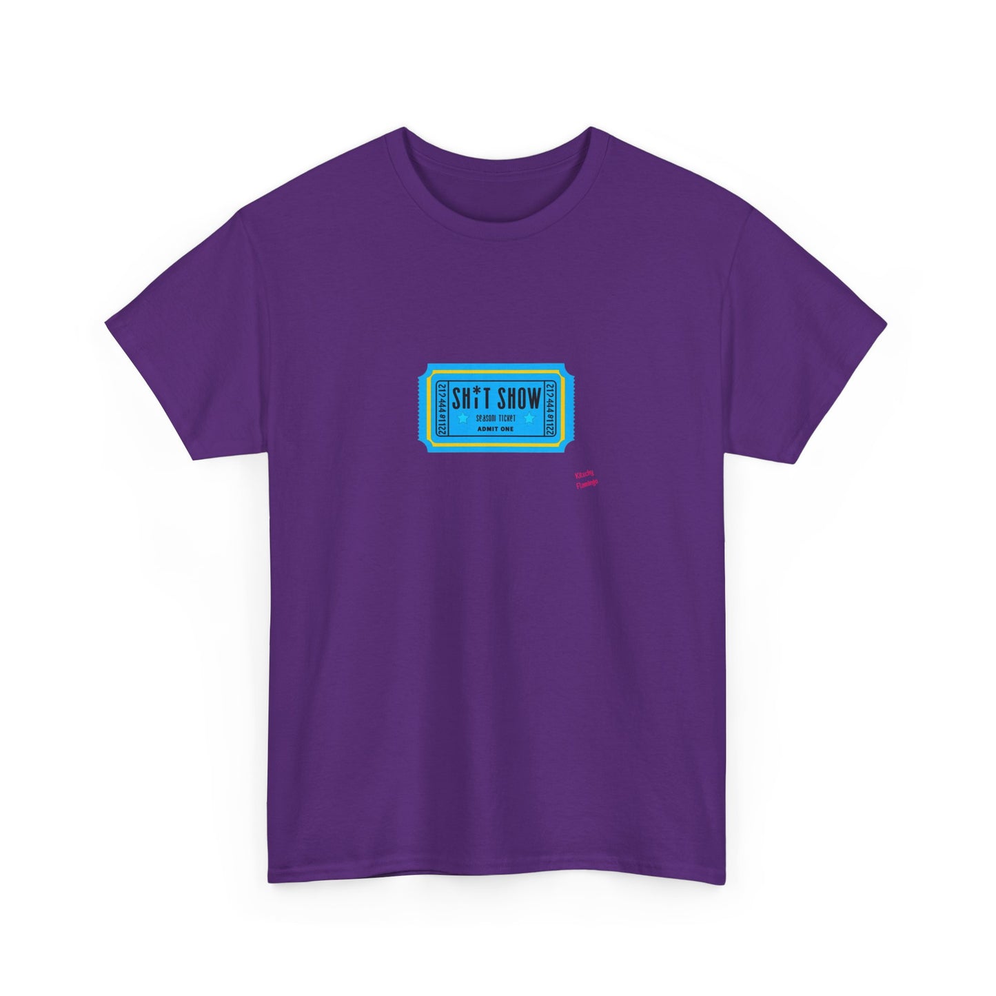 Vintage-Inspired Movie Ticket Graphic Tee, Unisex Heavy Cotton Tee, Retro Movie Night Shirt, Trendy Casual Wear, Gift for Him/Her
