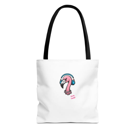 Kitschy Flamingo Tote Bag - Perfect for Beach Days, Shopping, Gifts, Eco-Friendly, Fun Travel Accessory