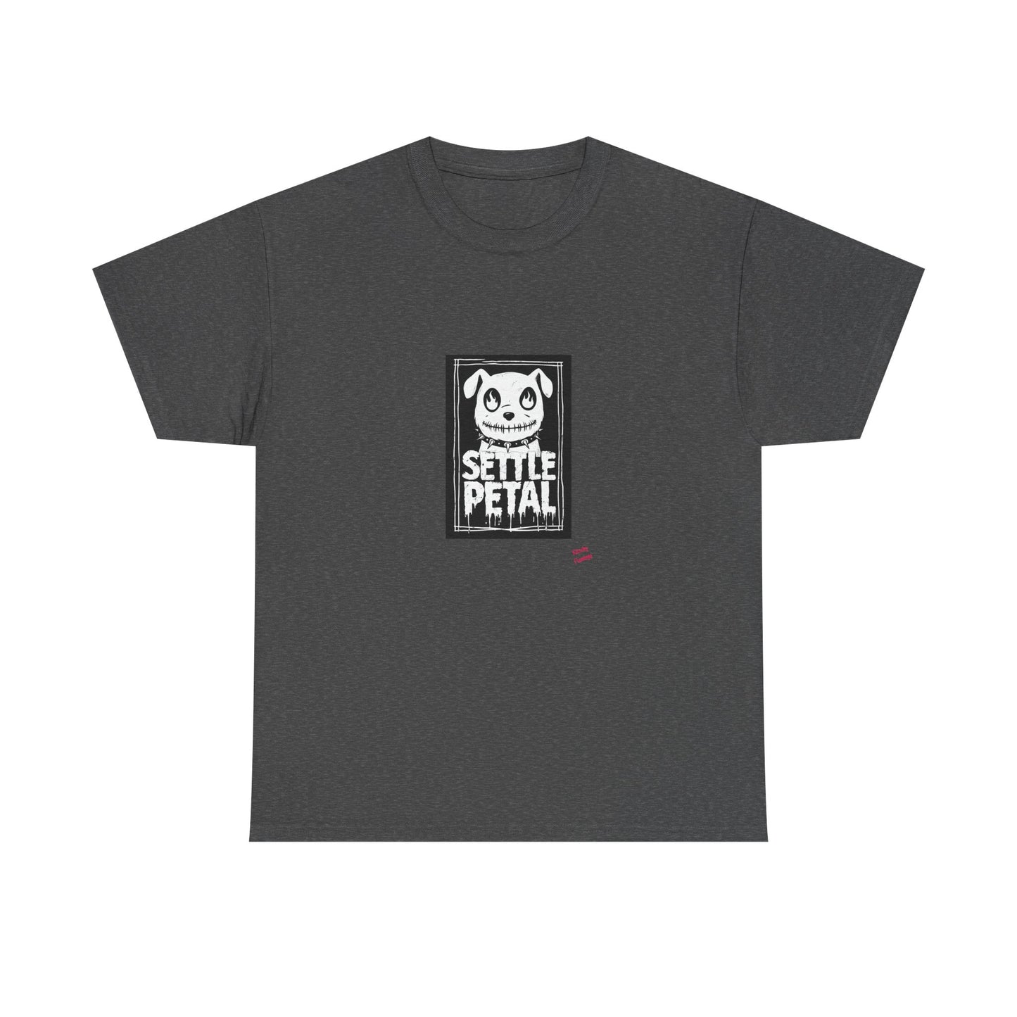 Settle Petal Dog Tee | Fun Unisex Cotton T-Shirt for Casual Wear