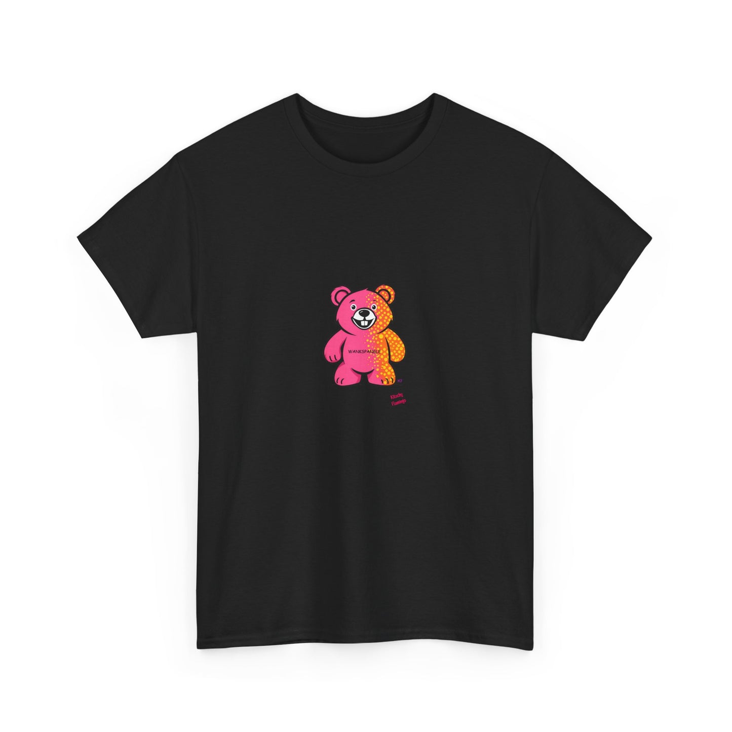 Cute Cartoon Swear Bear Tee, Fun Graphic T-Shirt, Unisex Gift, Summer Wear, Casual Fashion, Funny T-shirt