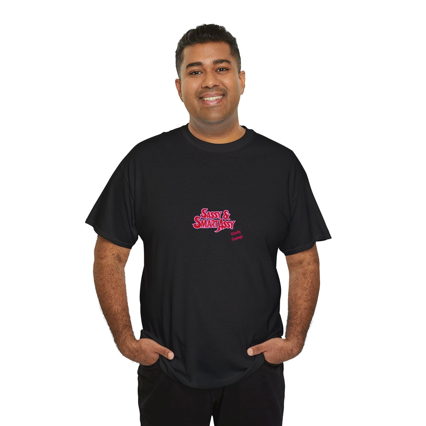 Sassy & Smart Assy Unisex Tee - Fun Cotton T-Shirt for Casual Outfits, Gift for Friends, Birthday Wear, Everyday Style, Quirky Graphic Shirt