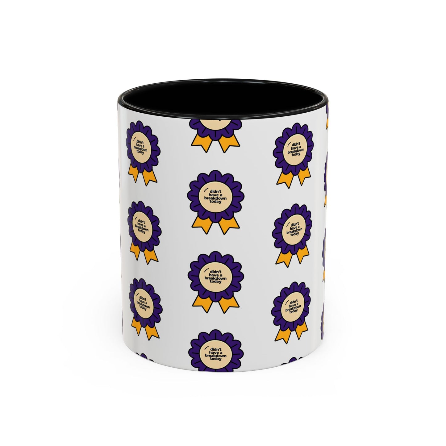 Purple Ribbon Award Coffee Mug | Winner's Gift, Celebration Mug, Office Decor, Unique Personalized Cup, Award Ceremony