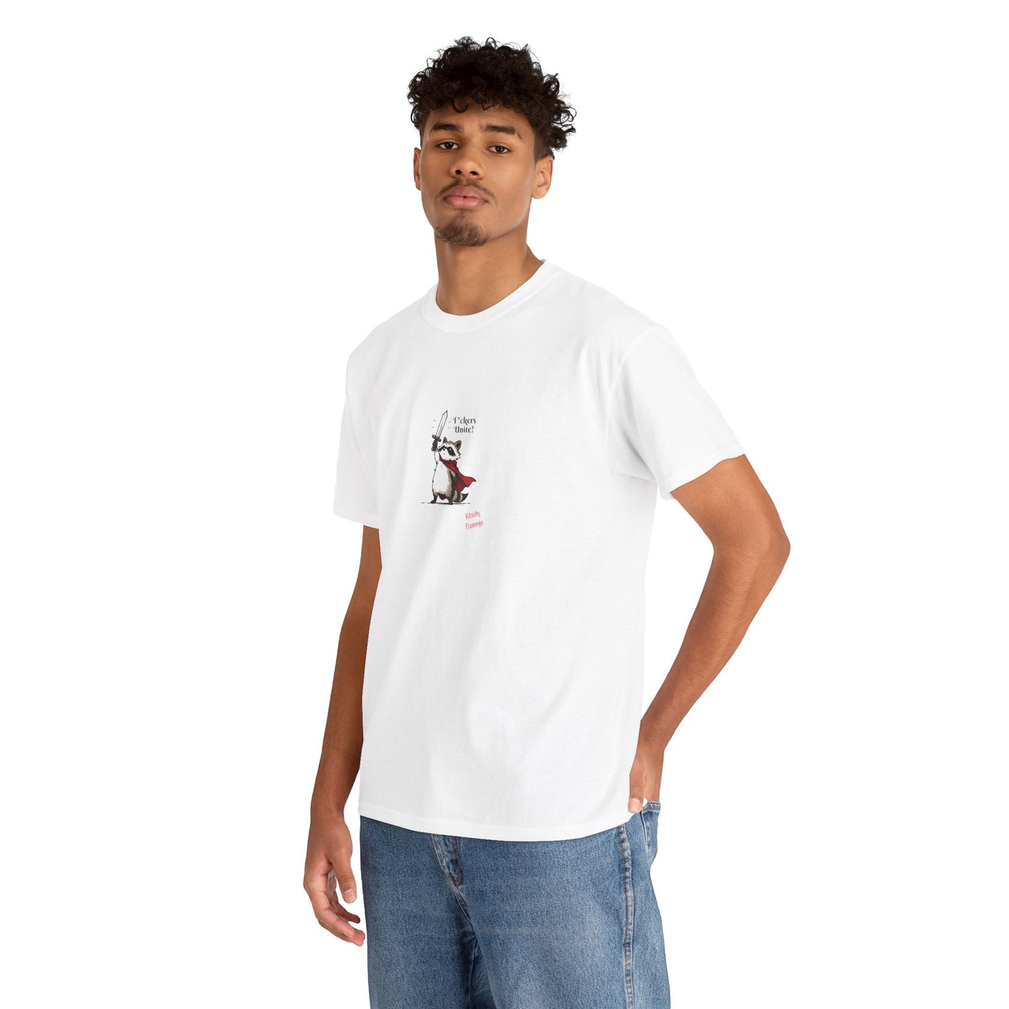 Playful Raccoon Graphic Cotton Tee, Funny Animal Shirt, Unisex Gift, Cute Humour Top, Casual Wear