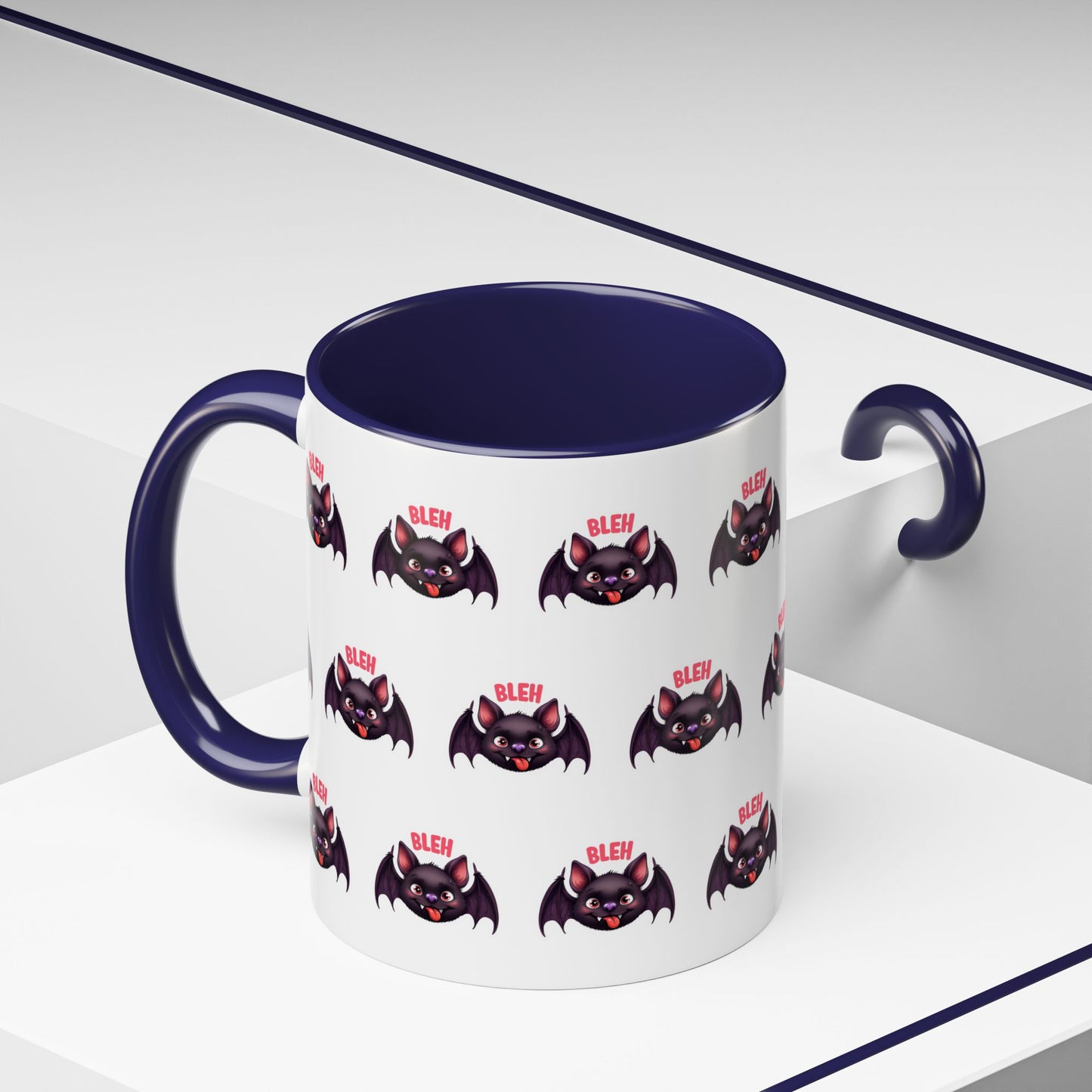 Gothic Bat Coffee Mug, Halloween Gift, Cute Animal Cup, Spooky Decor, Funny Kitchenware