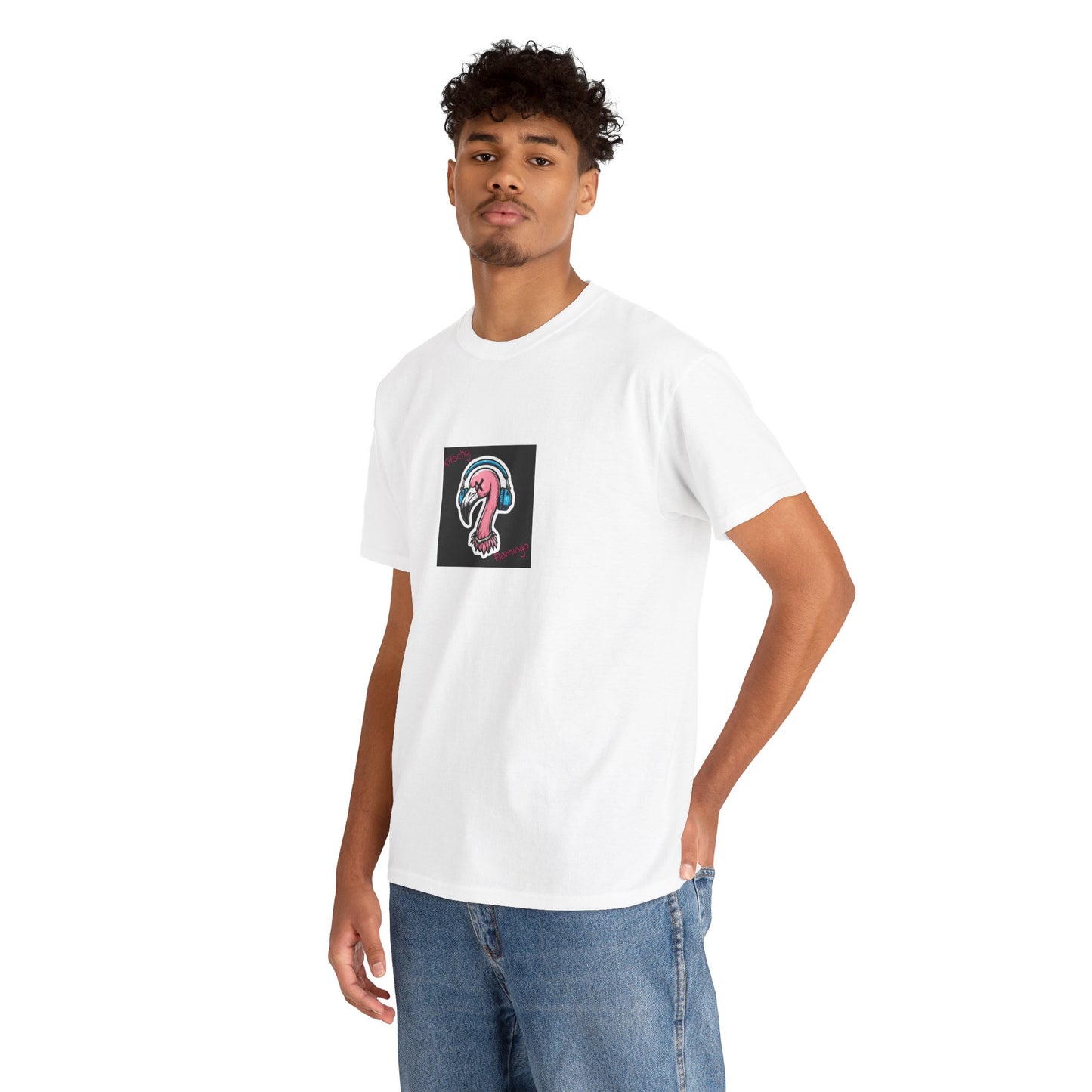 Kitschy Flamingo Tee, Fun T-Shirt for Beach Lovers, Summer Vibe Shirt, Unique Gift for Her, Gift for Him, Streetwear
