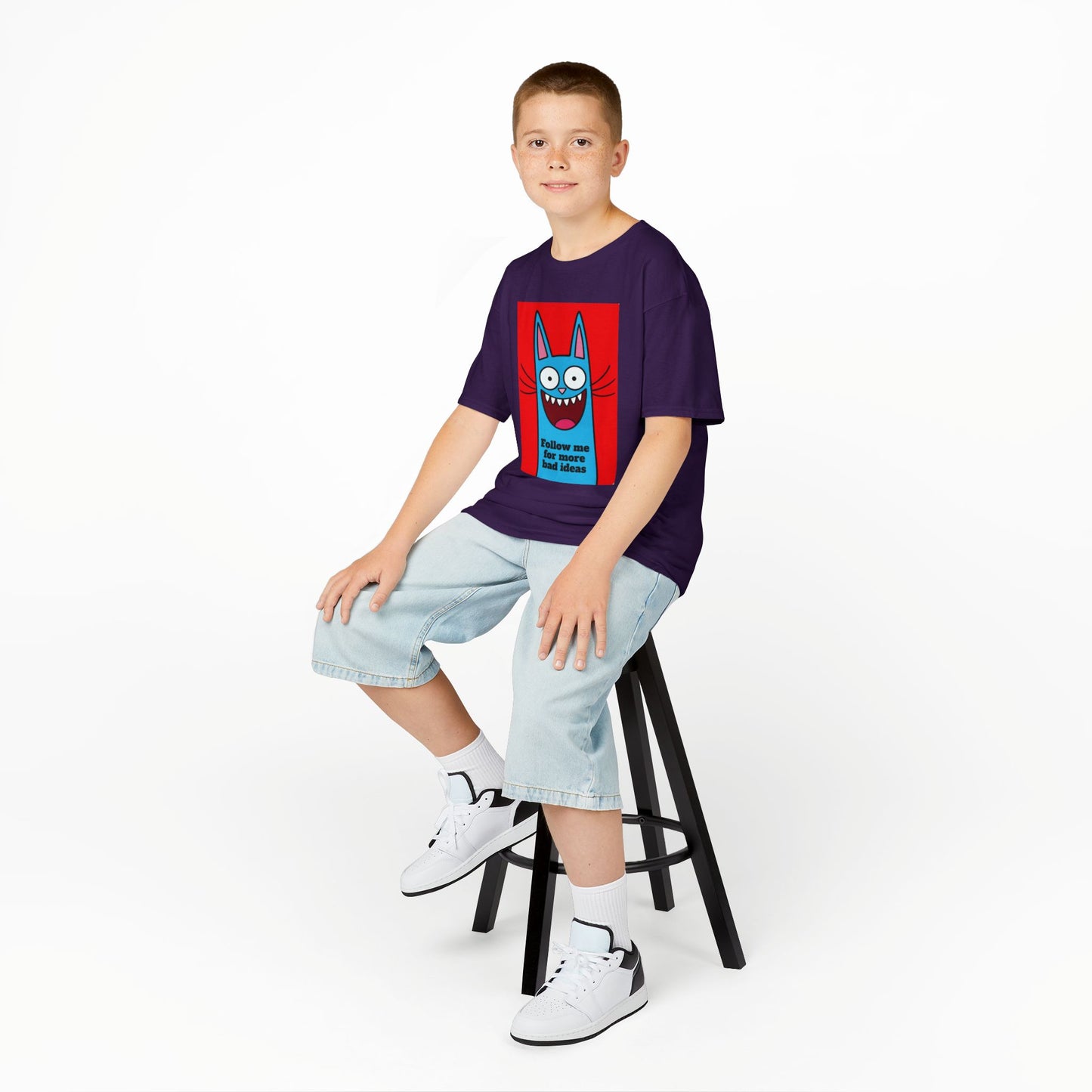 Playful Kids Tee with Whimsical Cat Design - Perfect for Parties, Gifts, Special Occasions, Summer Fun, Everyday Wear