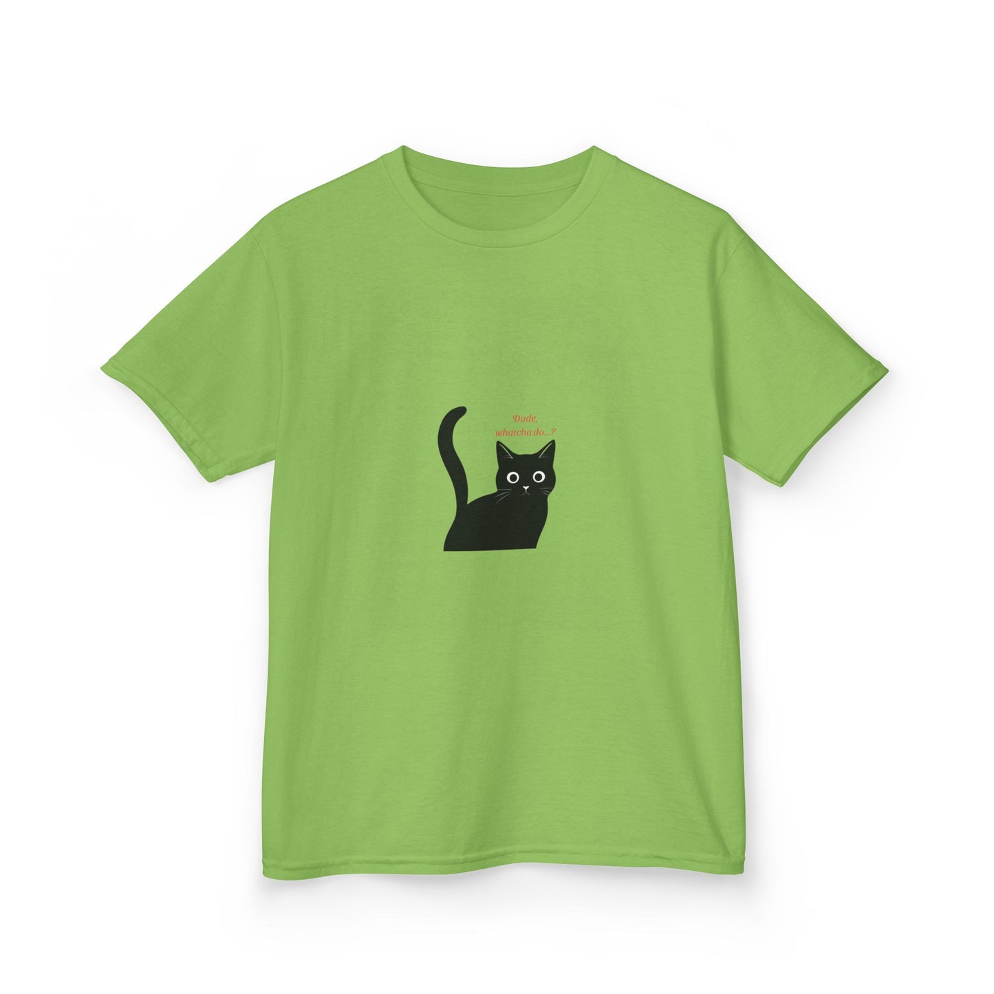 Cute Cat Kids T-Shirt, Funny Cat Tee, Pet Lover Gift, Children's Cotton Tee, Birthday Gift, Animal Lover Tee