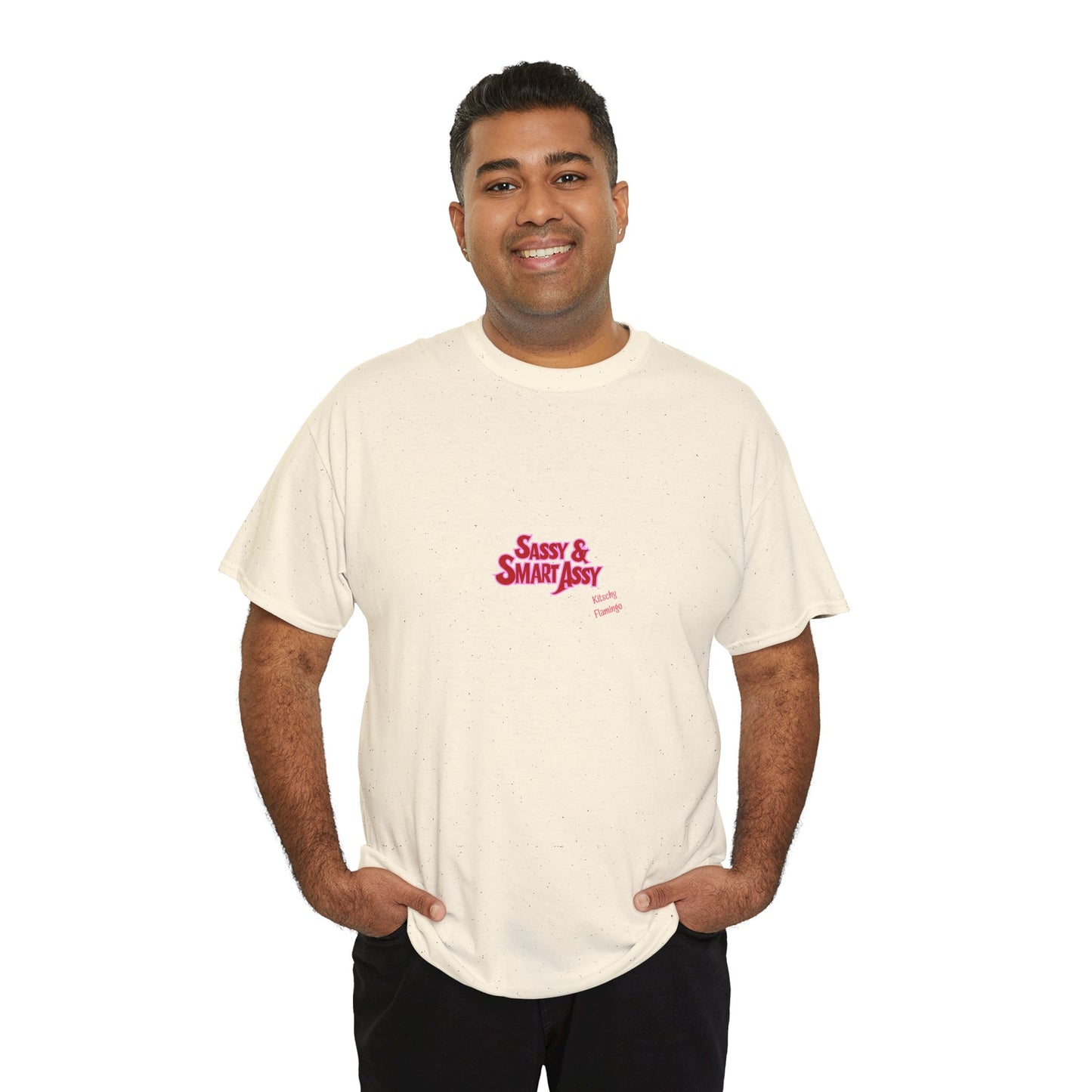 Sassy & Smart Assy Unisex Tee - Fun Cotton T-Shirt for Casual Outfits, Gift for Friends, Birthday Wear, Everyday Style, Quirky Graphic Shirt