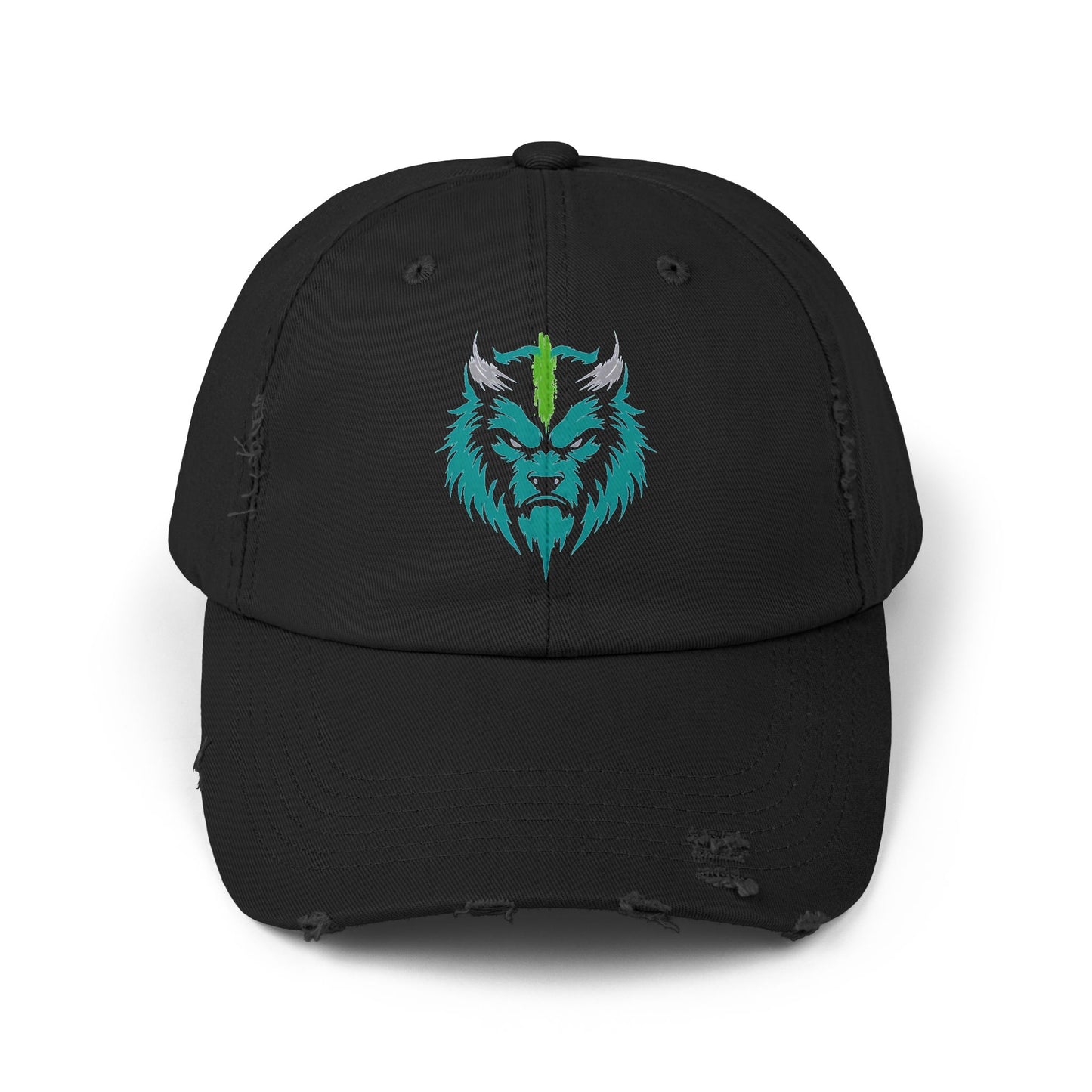 Unisex Distressed Cap with Werewolf Design, Cool Casual Cap for Everyday Wear, Unique Gift for Him/Her, Trendy Streetwear, Perfect [...]