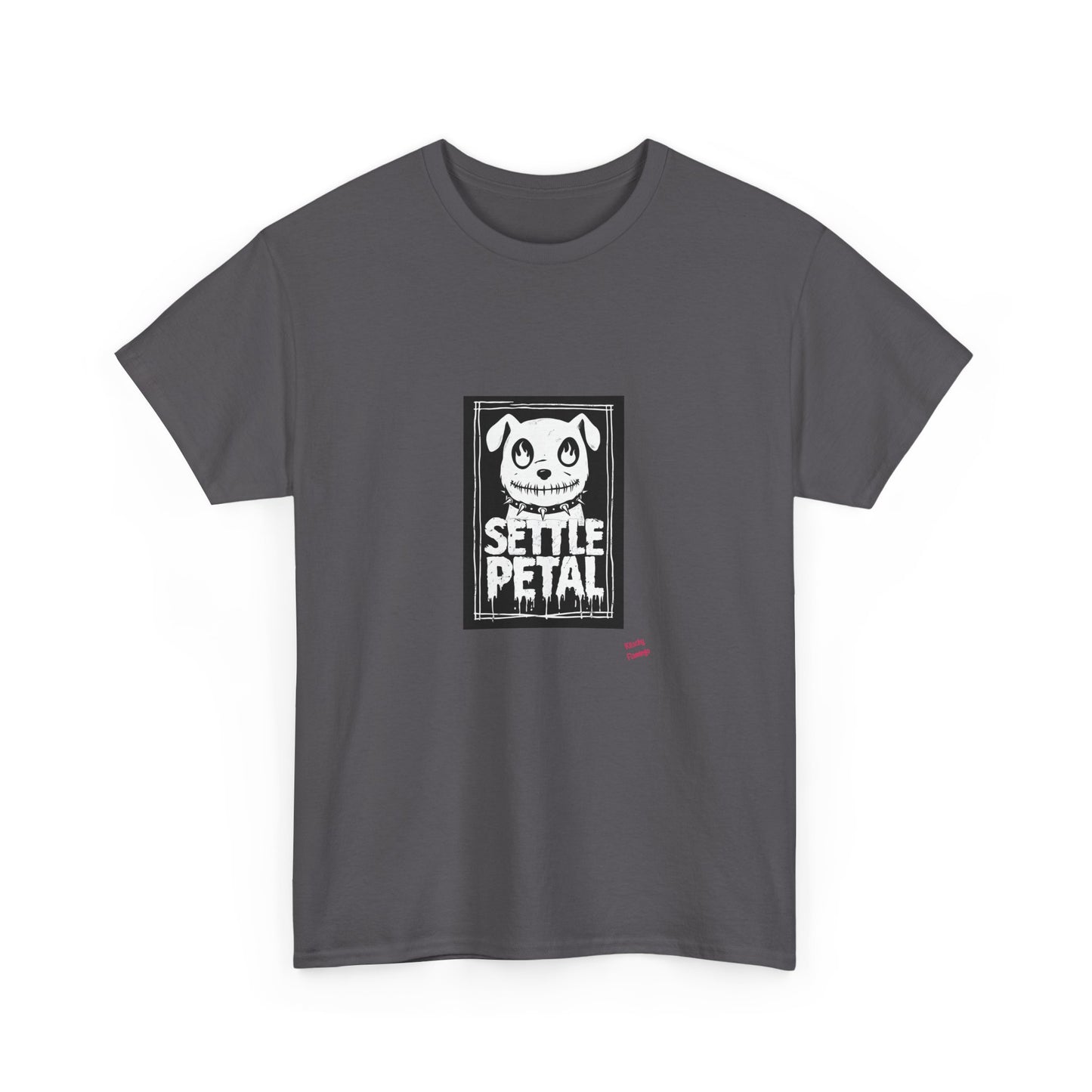 Settle Petal Dog Tee | Fun Unisex Cotton T-Shirt for Casual Wear