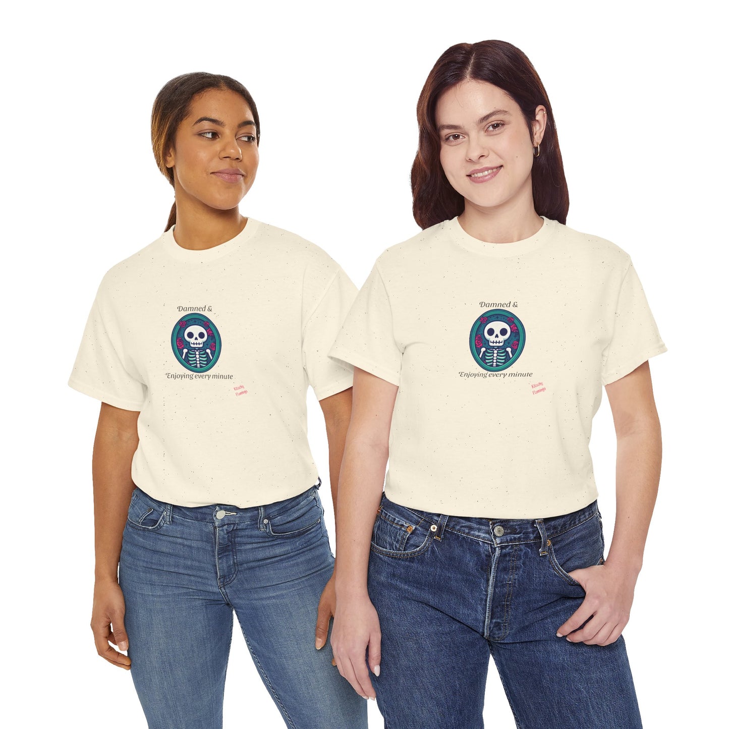 Skeleton Vibes Unisex Heavy Cotton Tee - Perfect for Halloween, Casual Wear, Gifts, Parties, and Trendy Outfits