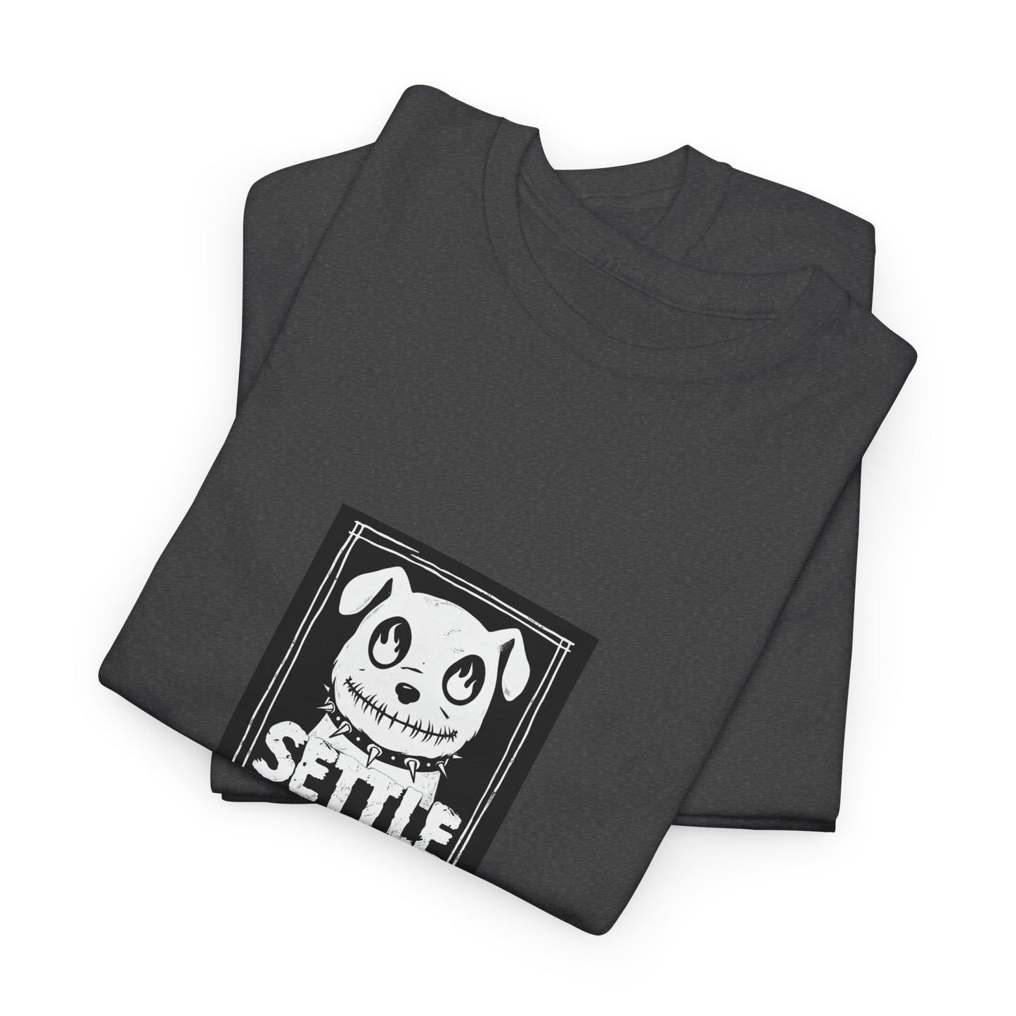 Settle Petal Dog Tee | Fun Unisex Cotton T-Shirt for Casual Wear