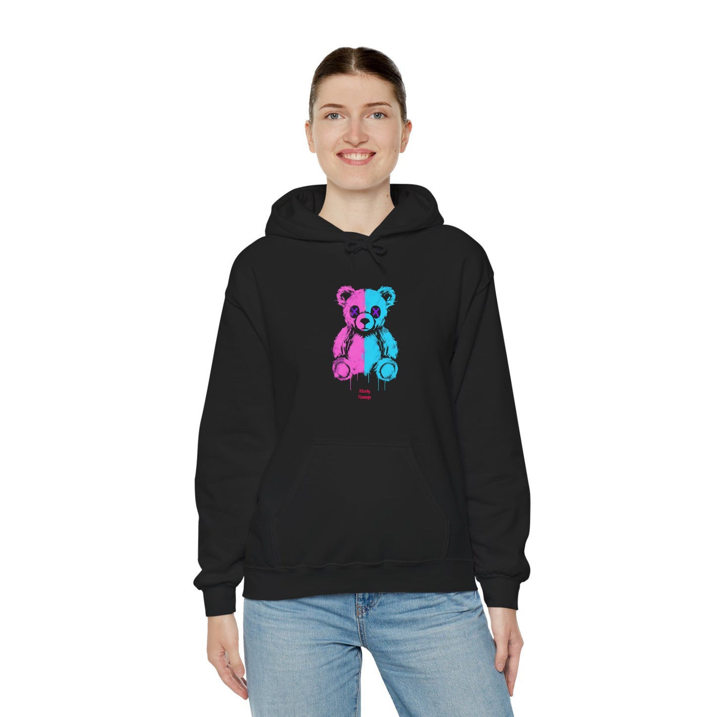 Melting Bear Unisex Hoodie, Cute Graphic, Hoodie For Him, Hoodie For Her, Gift, Perfect for Warmth & Style
