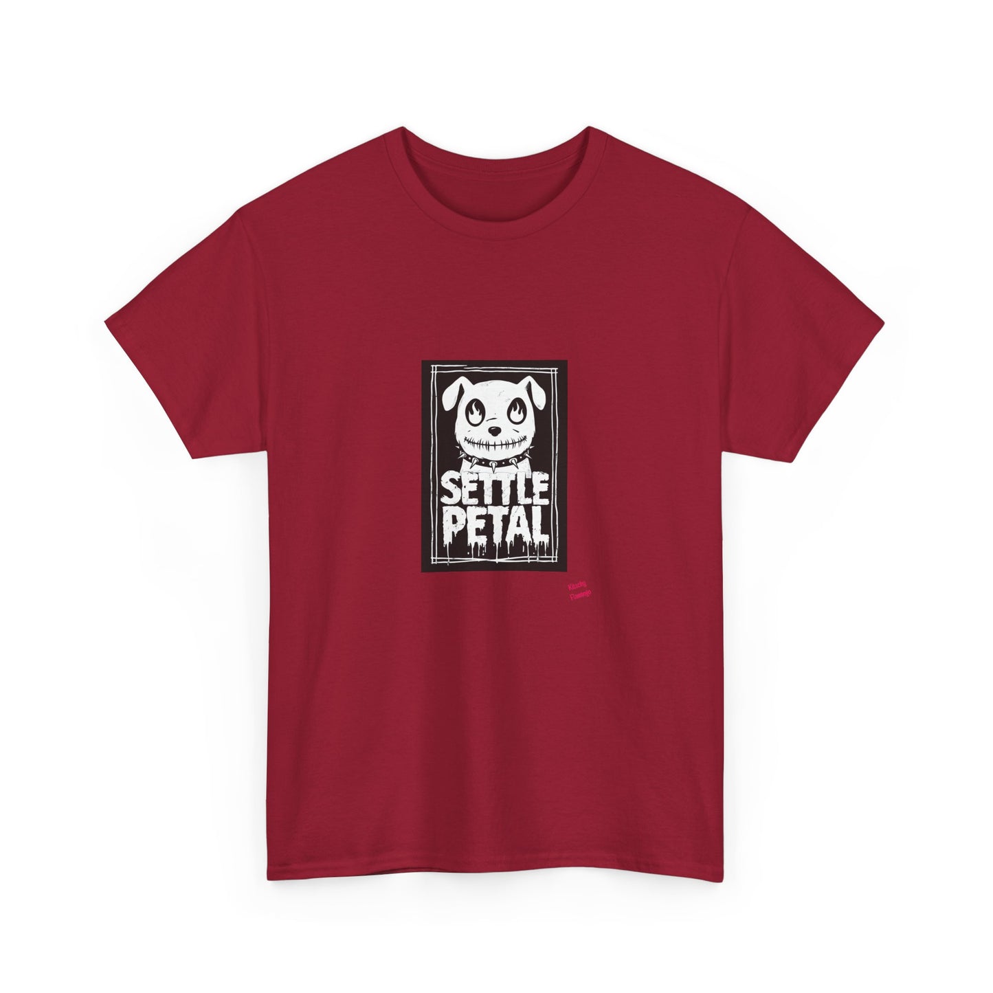 Settle Petal Dog Tee | Fun Unisex Cotton T-Shirt for Casual Wear