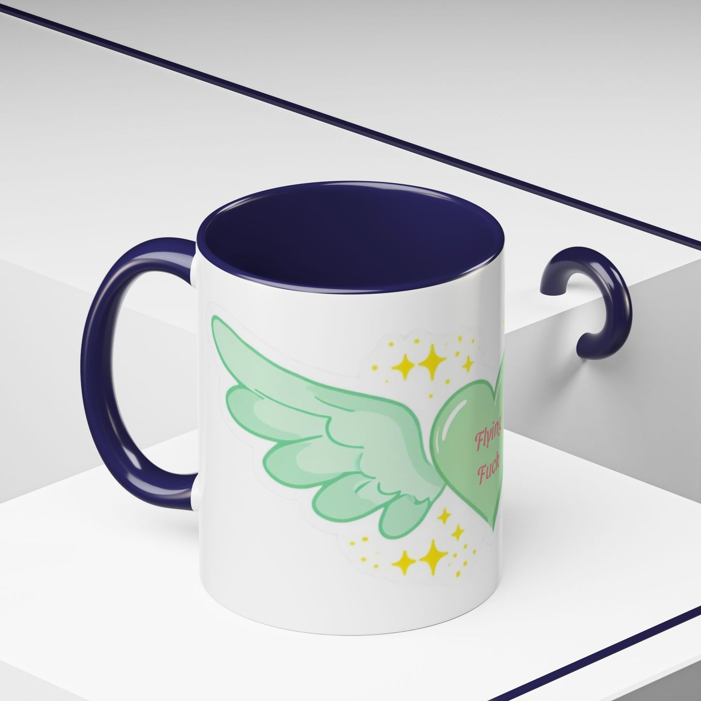 Funny Angel Wings Coffee Mug - Perfect Gift for Friends, Coffee Lovers, Hilarious Decor, Cute Kitchenware, Playful Mug