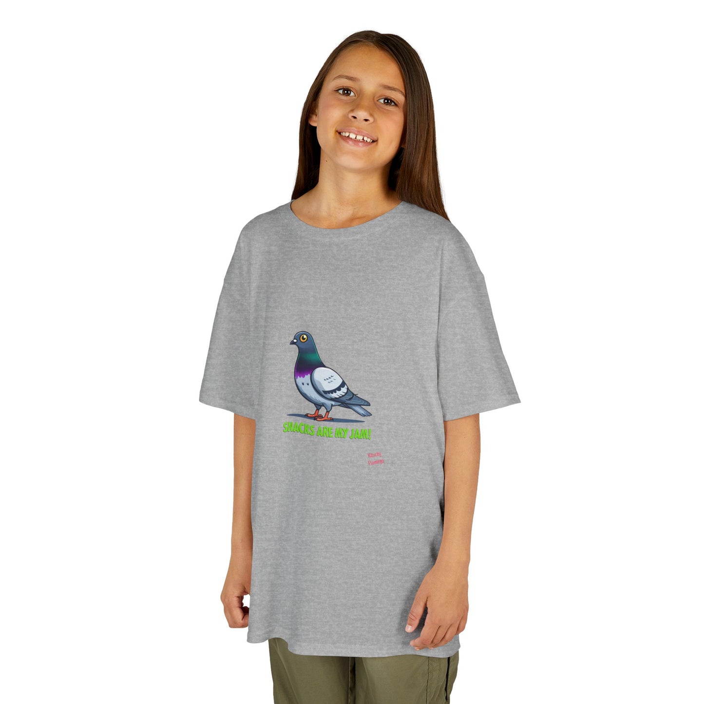 Kids Snack-Themed Tee, Fun Gifts for Kids, Bird Lovers T-Shirt, Cute Summer Outfits, Birthday Party Apparel