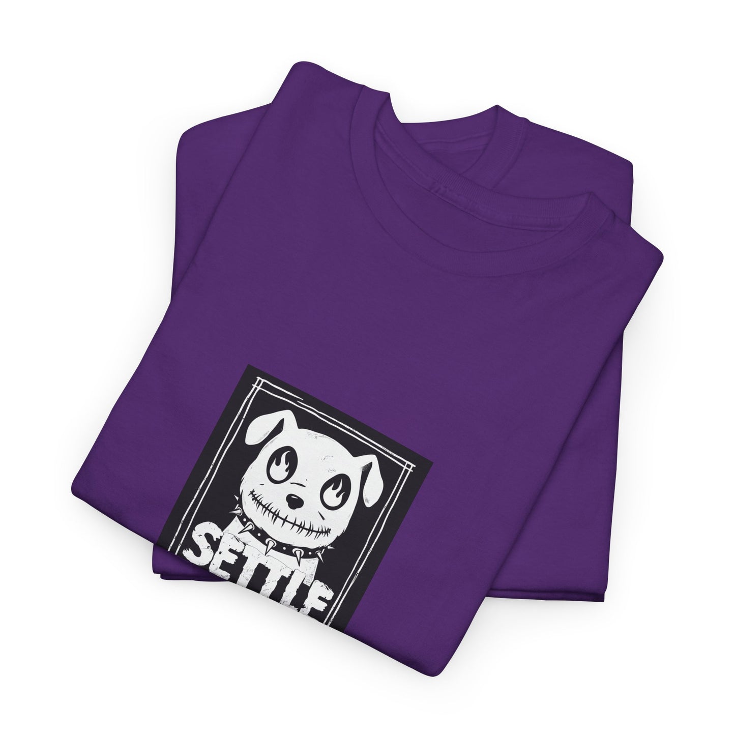 Settle Petal Dog Tee | Fun Unisex Cotton T-Shirt for Casual Wear