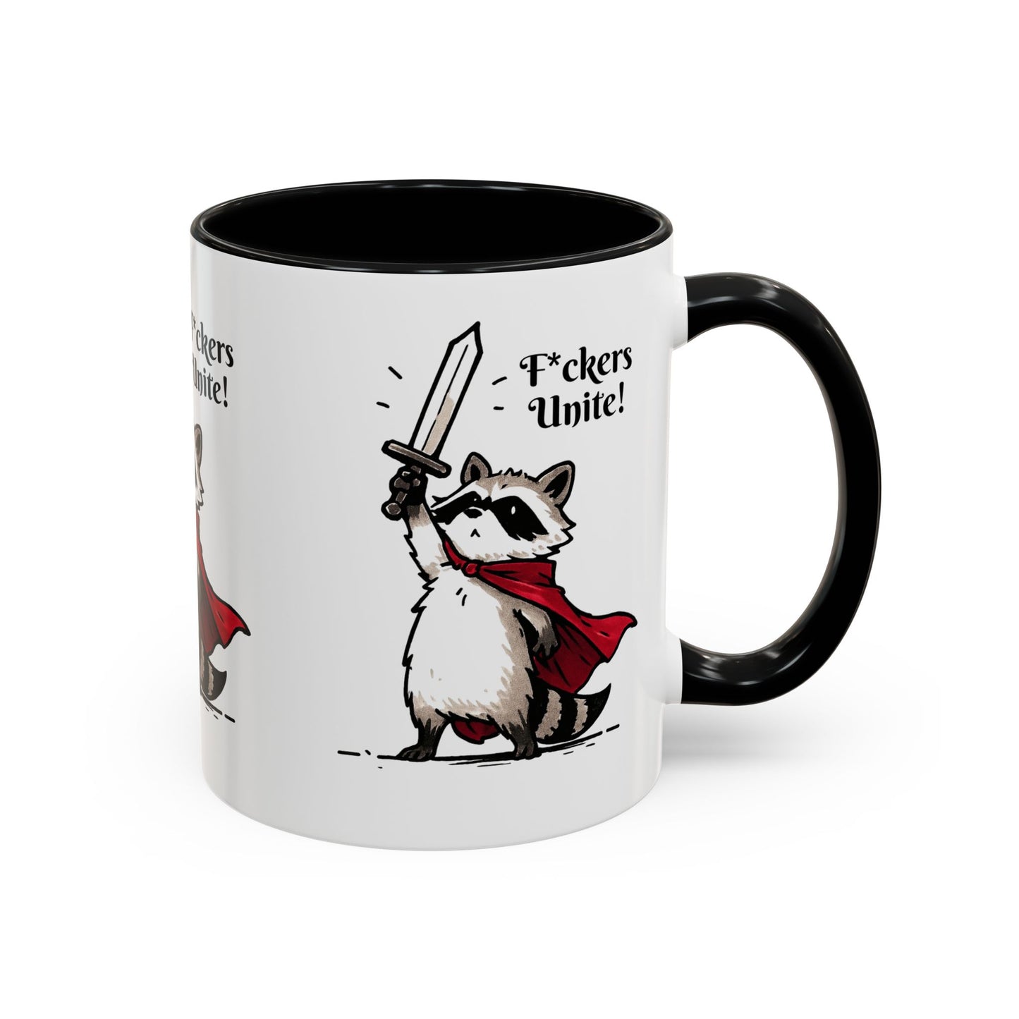 Raccoon Coffee Mug - Quirky Animal Mug for Adventurous Souls, Unique Gift, Fun Office Mug, Collectible Cup