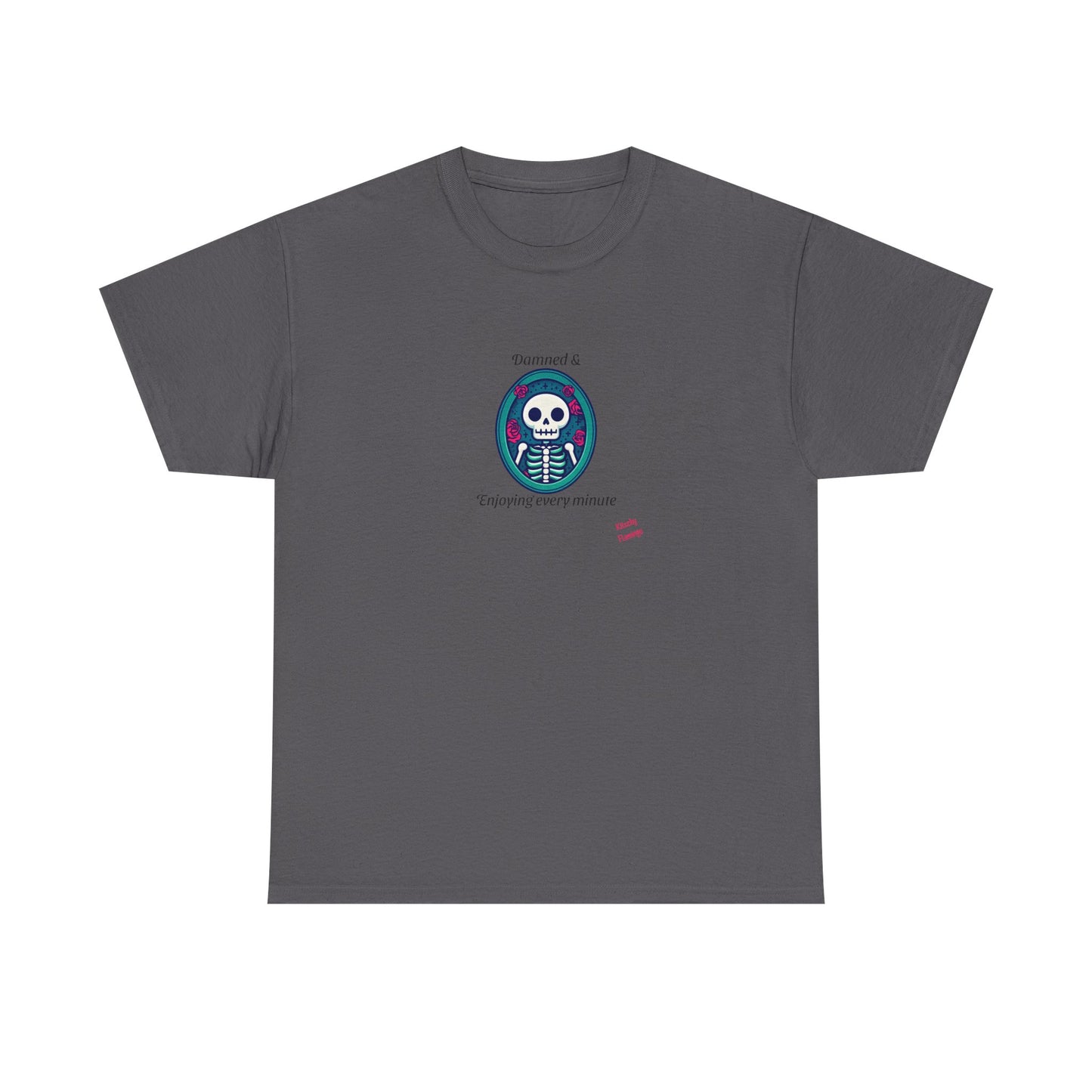 Skeleton Vibes Unisex Heavy Cotton Tee - Perfect for Halloween, Casual Wear, Gifts, Parties, and Trendy Outfits