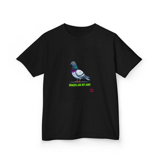 Kids Snack-Themed Tee, Fun Gifts for Kids, Bird Lovers T-Shirt, Cute Summer Outfits, Birthday Party Apparel
