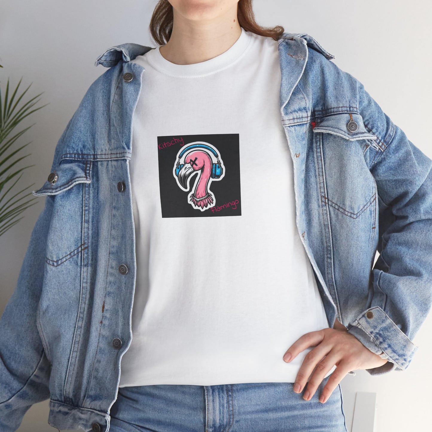 Kitschy Flamingo Tee, Fun T-Shirt for Beach Lovers, Summer Vibe Shirt, Unique Gift for Her, Gift for Him, Streetwear