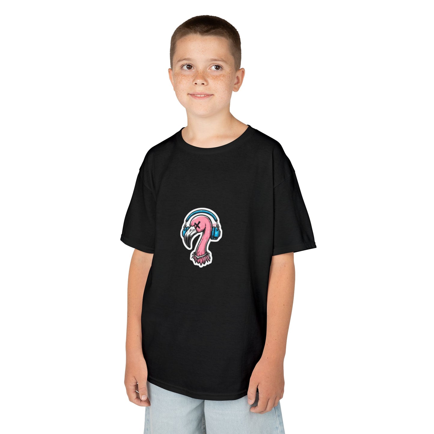 Kitschy Flamingo Kids Tee, Summer Vibes T-Shirt, Chill Kids Apparel, Cute Flamingo Shirt, Perfect Gift for Young Trendsetters