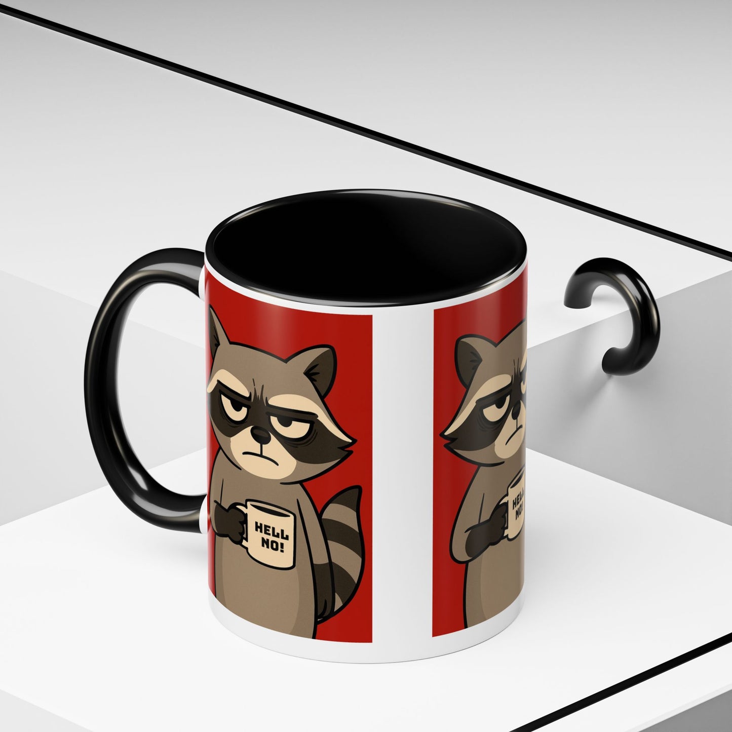 Sassy Raccoon Coffee Mug, Funny Gift for Animal Lovers, Cute Home Decor, Office Mug, Unique Coffee Cup