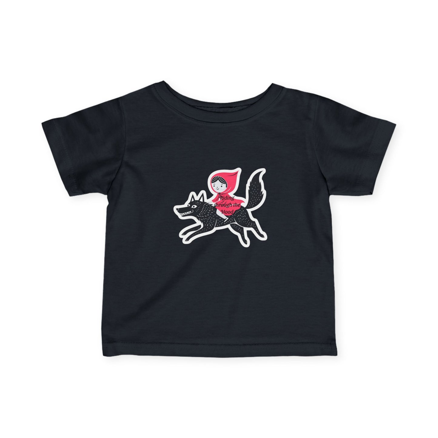 Whimsical Infant Tee - Little Red Riding Hood Adventure, Baby T-Shirt, Kids Clothing, Nursery Gift, Toddler Apparel