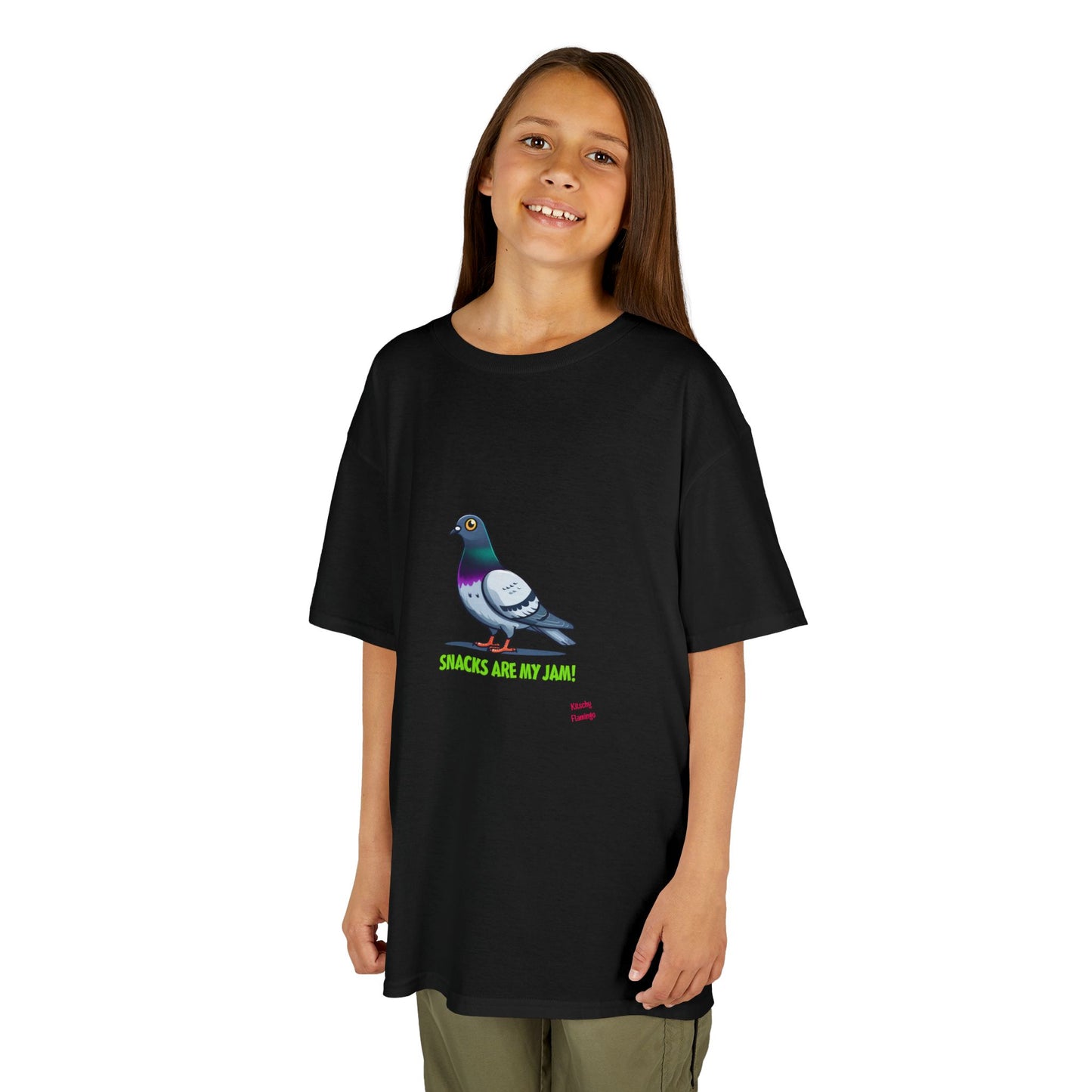 Kids Snack-Themed Tee, Fun Gifts for Kids, Bird Lovers T-Shirt, Cute Summer Outfits, Birthday Party Apparel