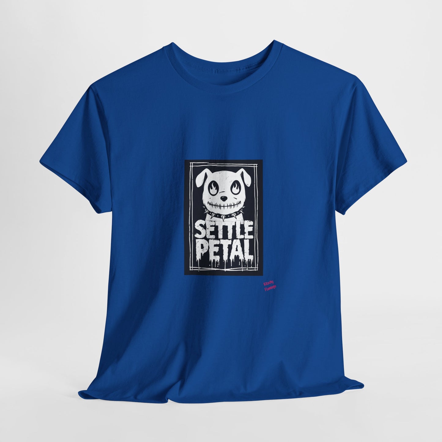 Settle Petal Dog Tee | Fun Unisex Cotton T-Shirt for Casual Wear