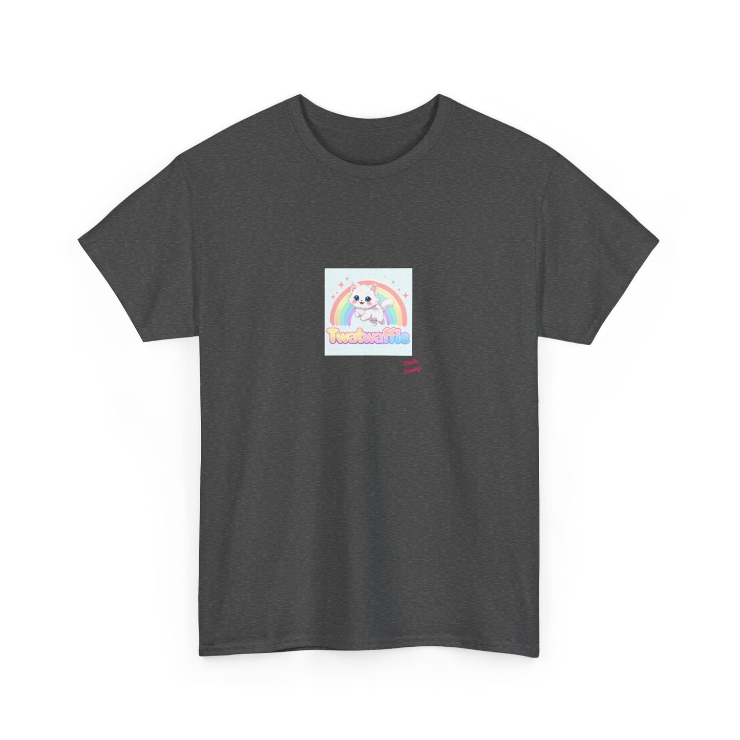 Cute but Rude Kitten Unisex Heavy Cotton Tee, Cute Pet Lover Shirt, Casual Everyday Wear, Animal [...]