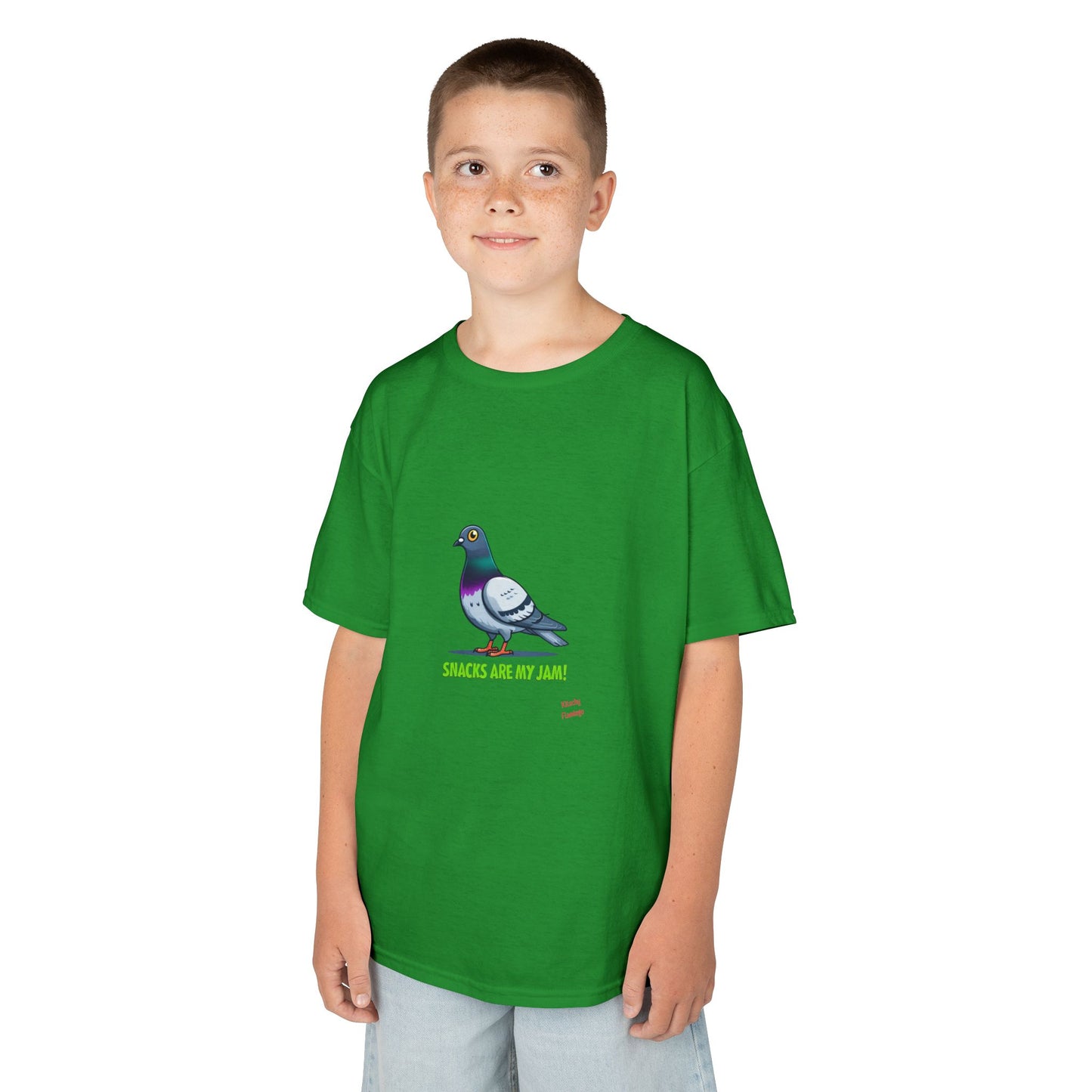 Kids Snack-Themed Tee, Fun Gifts for Kids, Bird Lovers T-Shirt, Cute Summer Outfits, Birthday Party Apparel