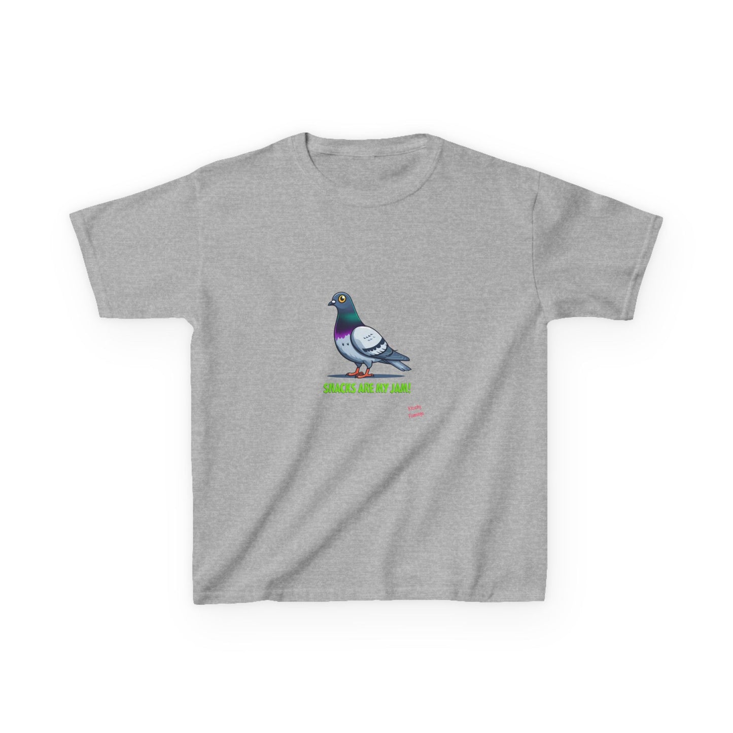 Kids Snack-Themed Tee, Fun Gifts for Kids, Bird Lovers T-Shirt, Cute Summer Outfits, Birthday Party Apparel
